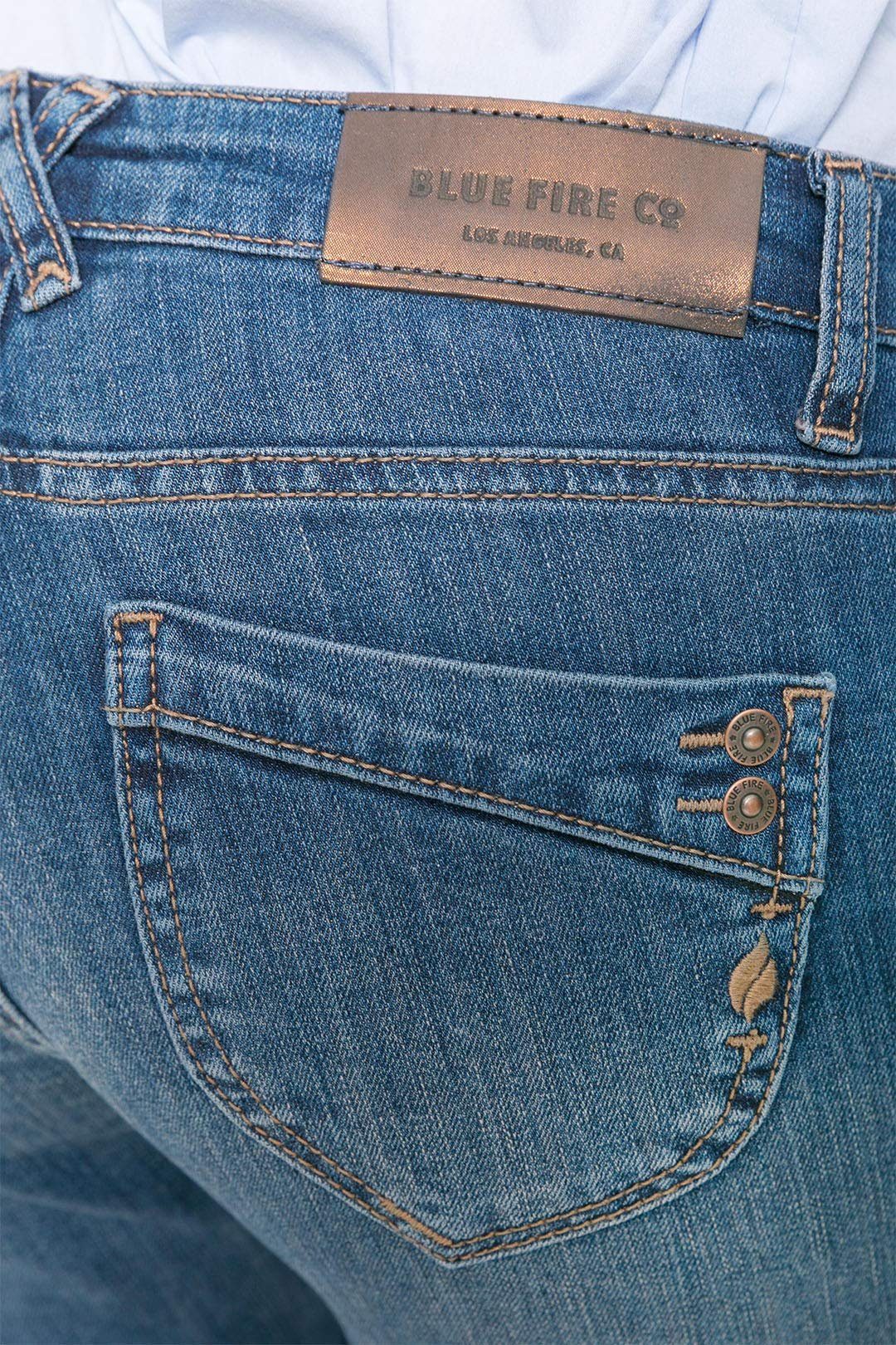 (1-tlg) BLUE FIRE 5-Pocket-Jeans regular grau