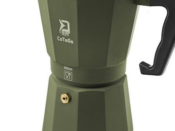 Delphin.sk Kaffeebereiter CoToGo Green Kaffeemaschine Kaffeezubereiter Camping Outdoor Langlebig, Permanentfilter, Zubereitung von starkem und köstlichem Kaffee beim Angeln oder Wandern
