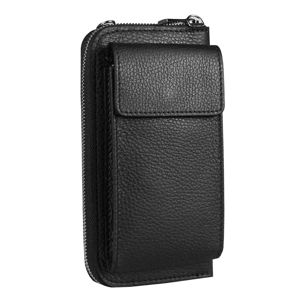 Schultertasche Damen Leder Handytasche Tasche CrossBody