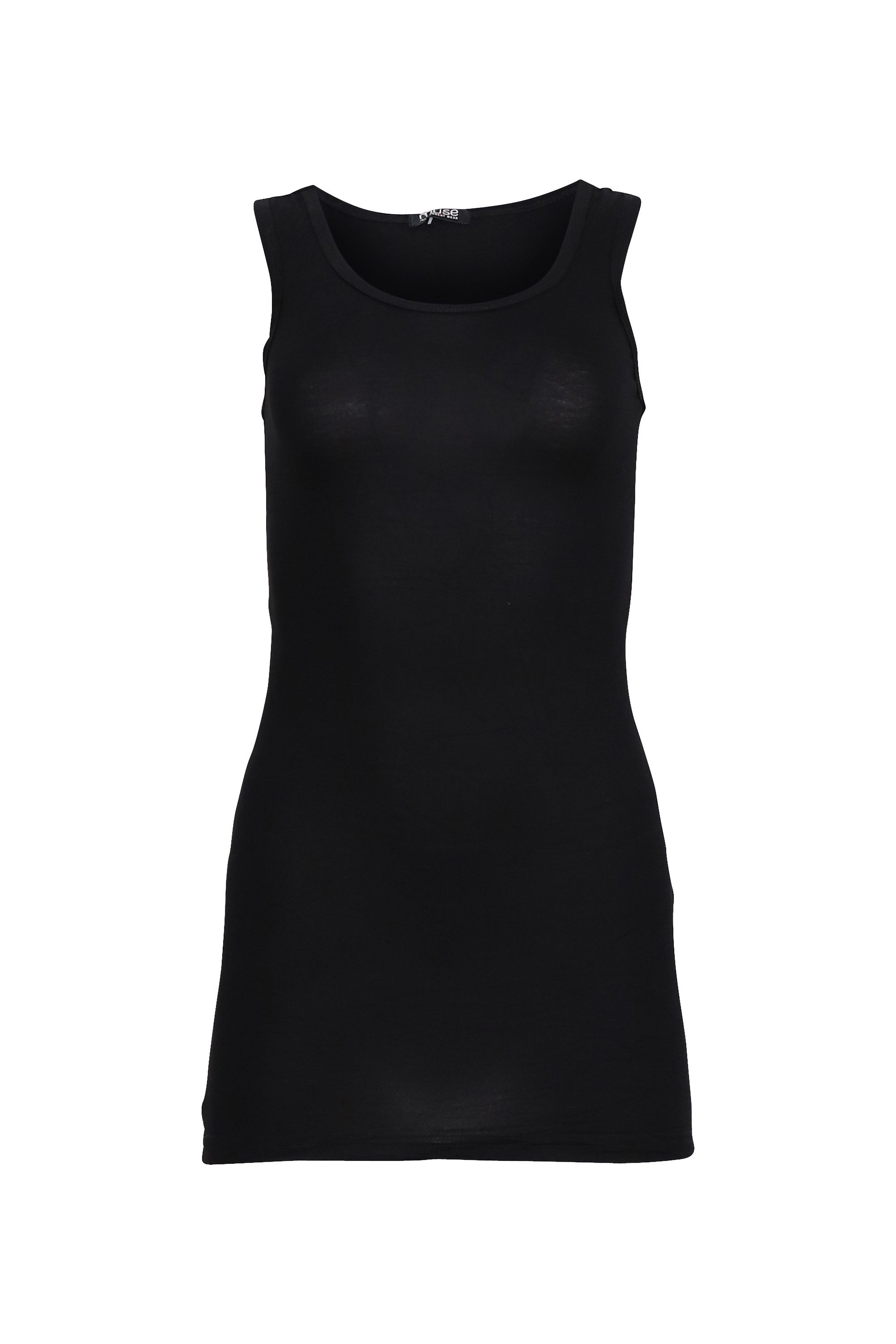 Muse Longtop Extra langes Trägertop Skinny Fit 9002