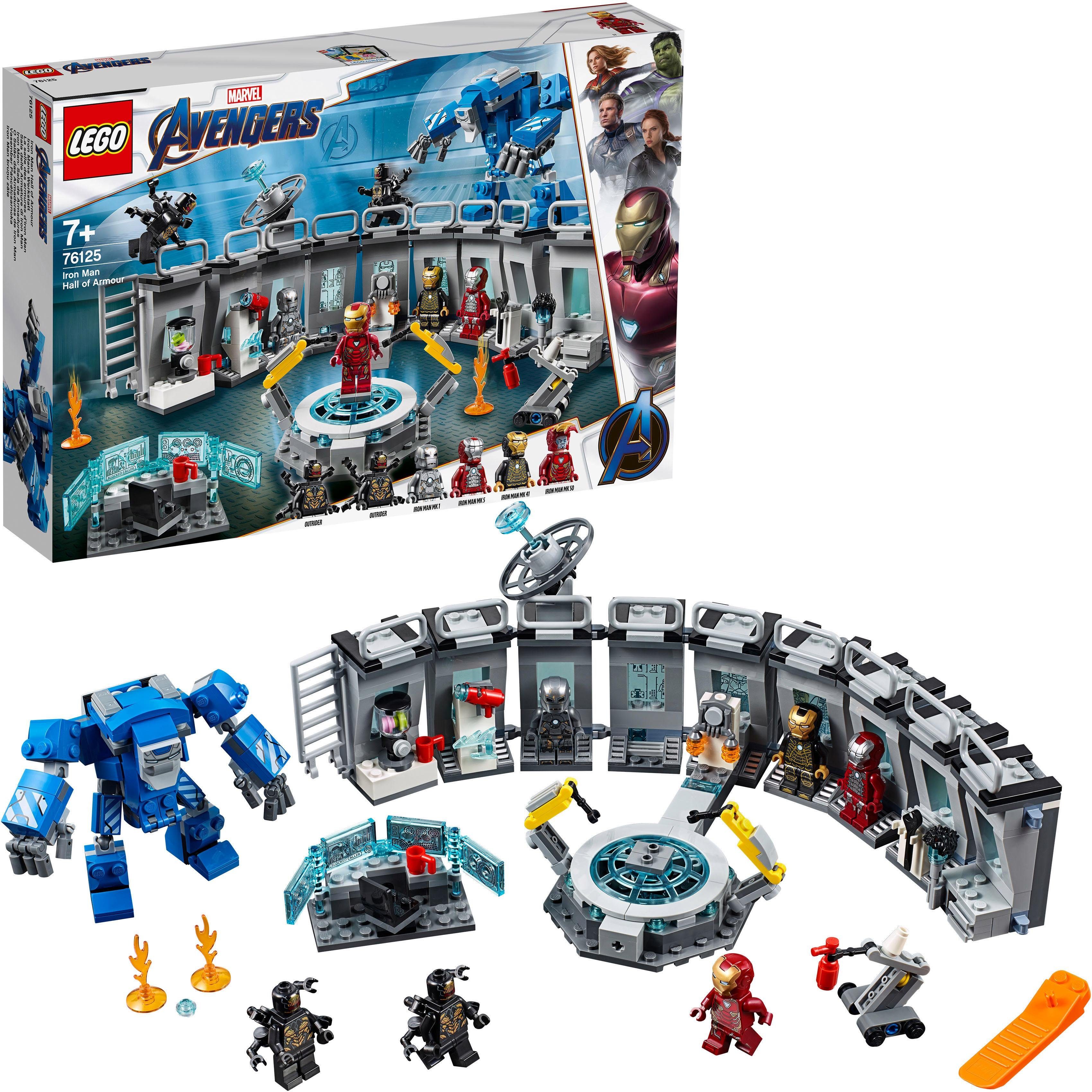 Image of LEGO Iron Mans Werkstatt Bausatz, Mehrfarbig