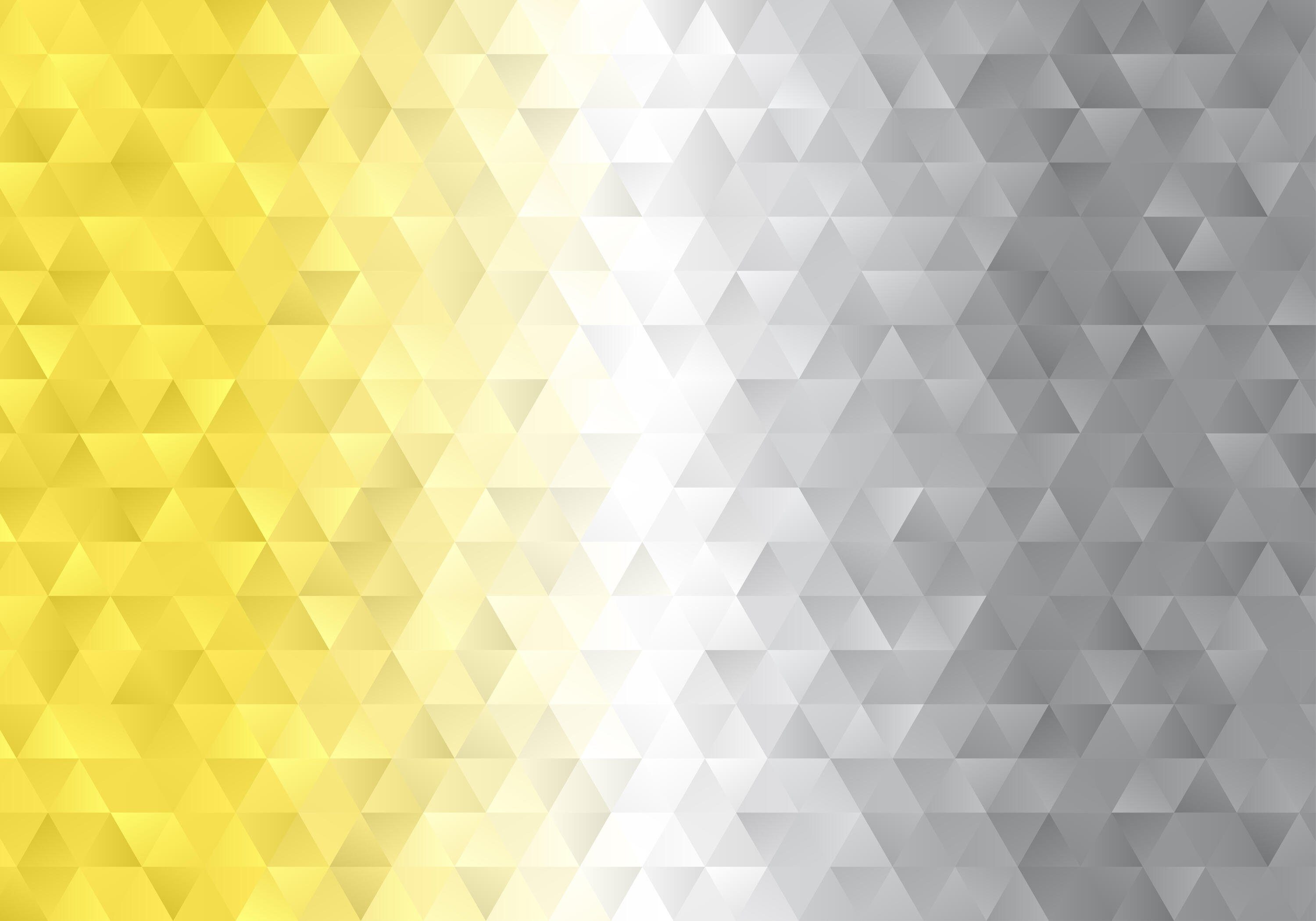 Muster gelb, matt, Motivtapete, Wandtapete, Fototapete Vliestapete wandmotiv24 glatt, Dreiecke