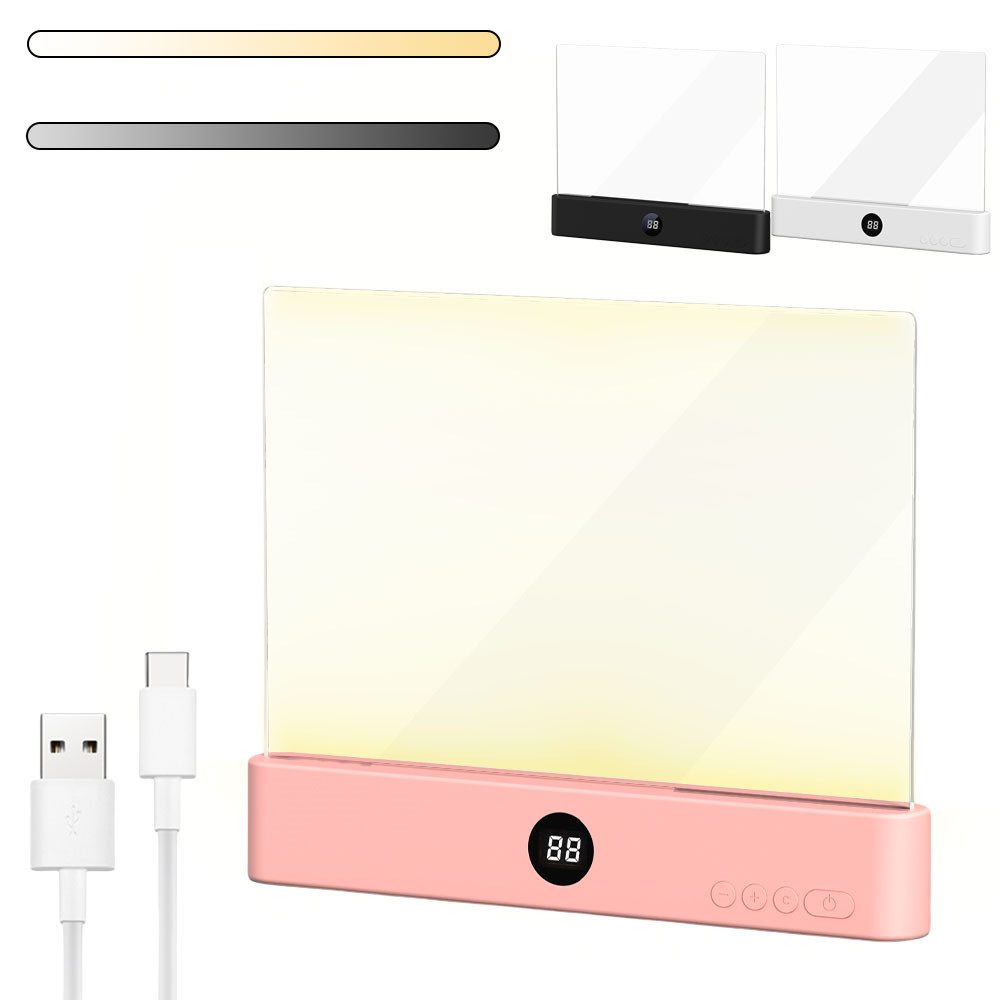 VIVIHEYDAY LED Leselampe Buch, 3 Lichtfarben Dimmbares LED Buchlampe mit Ti günstig online kaufen