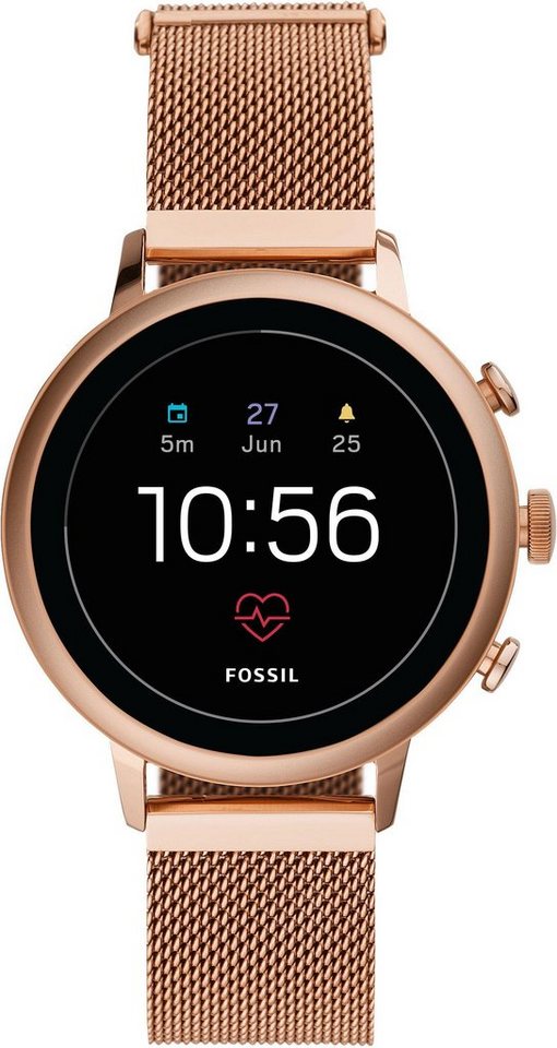 Fossil Smartwatches VENTURE HR, FTW6031 Smartwatch (mit individuell einstellbarem Zifferblatt