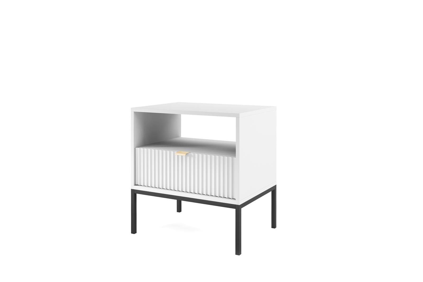 Beautysofa Nachttisch Novia (mit Schublade, Nachtschrank günstig online kaufen