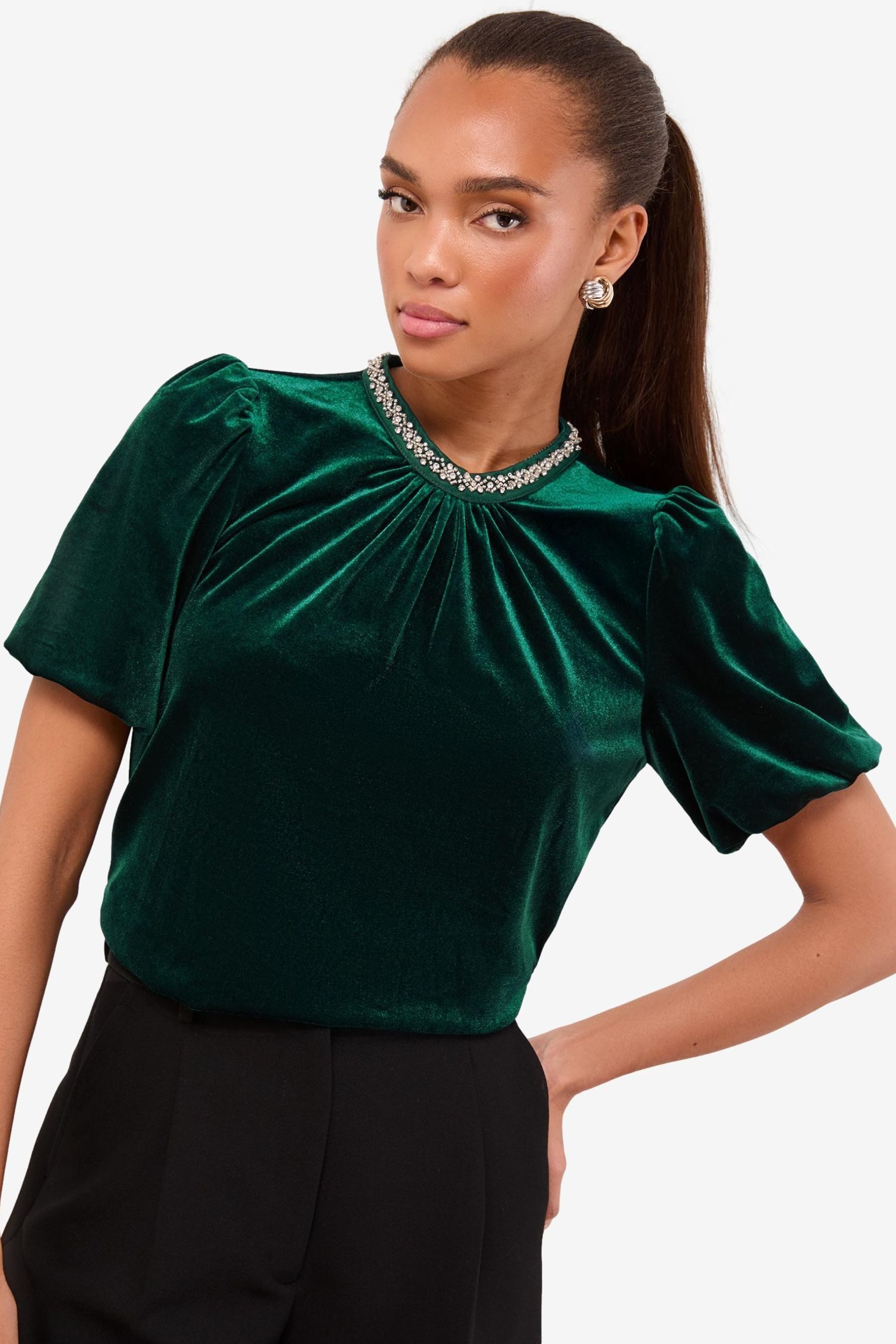 T-Shirt Lipsy T-Shirt mit Puffärmeln, Regular