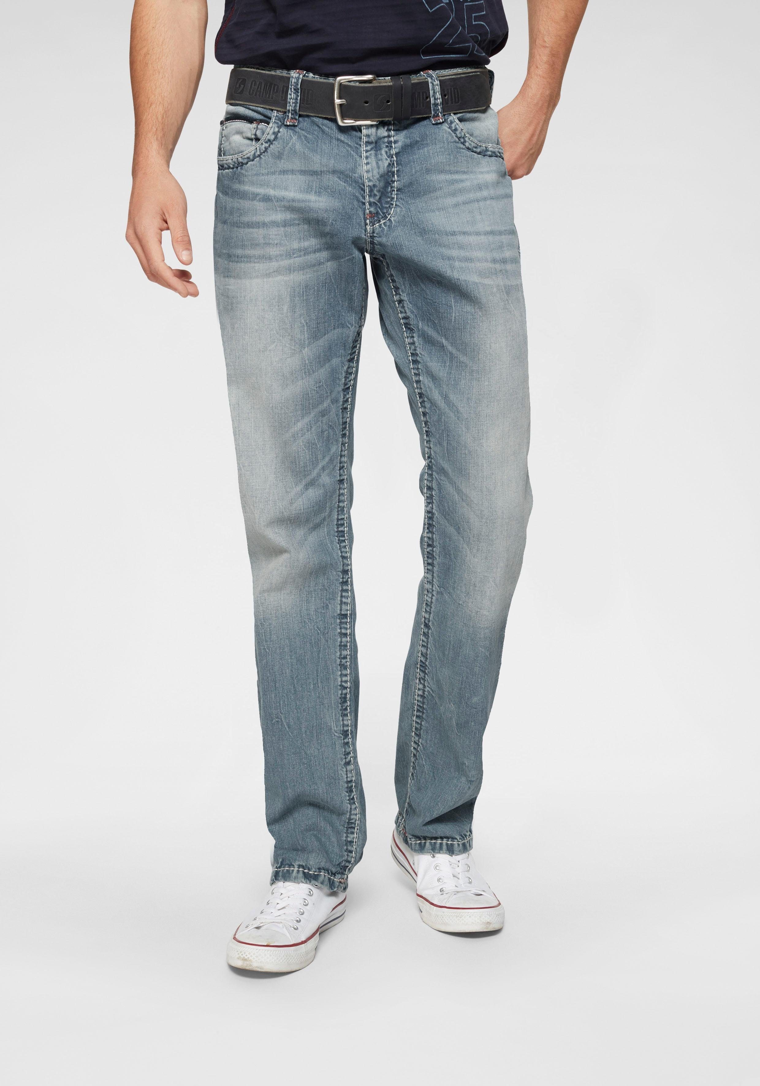 CAMP DAVID Loose-fit-Jeans »CO:NO:C622« mit markanten Nähten online kaufen  | OTTO