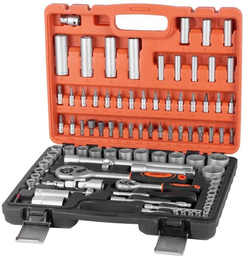 PROREGAL® Werkzeugset Werkzeugset WT940, 94 Teile, Bits, Sockelköpfe