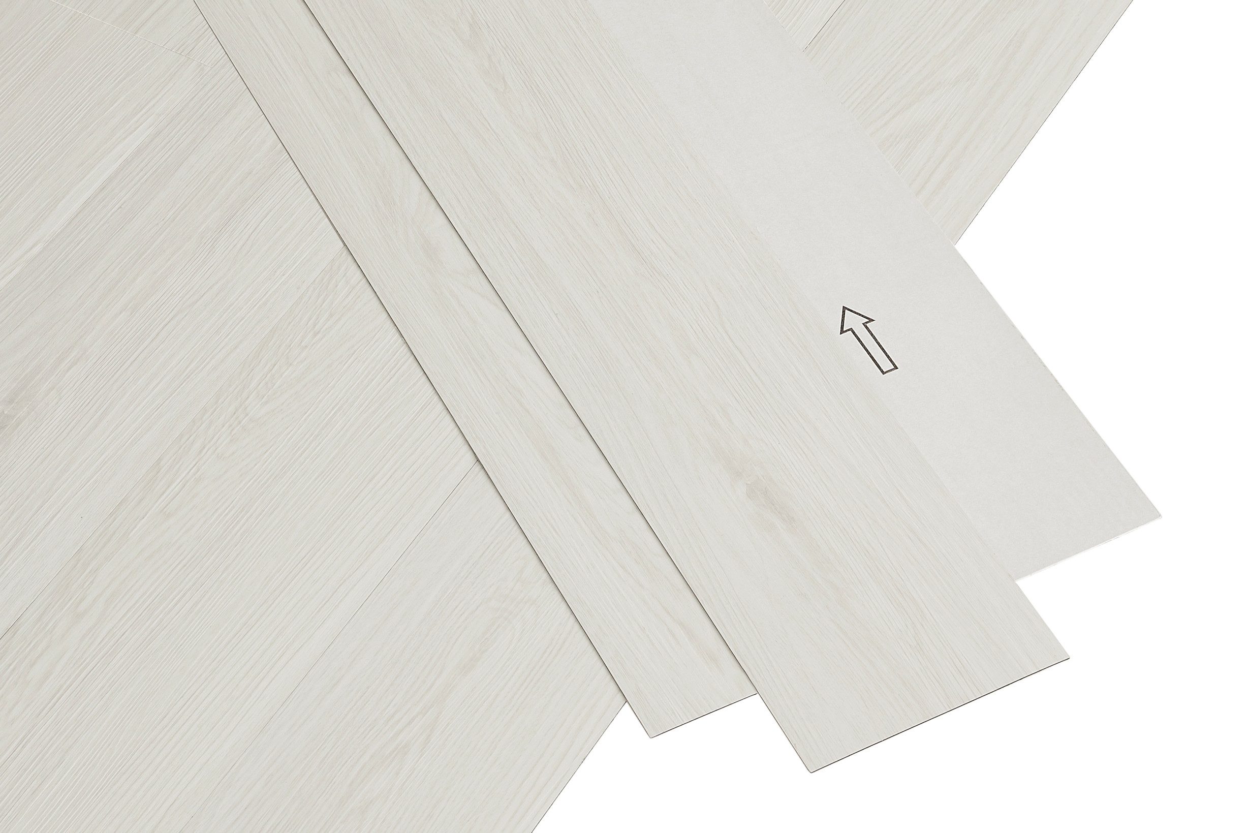 misento Vinylboden selbstklebend in Holzoptik, 32 PVC Planken je ca. 15,2 x 91,4 cm