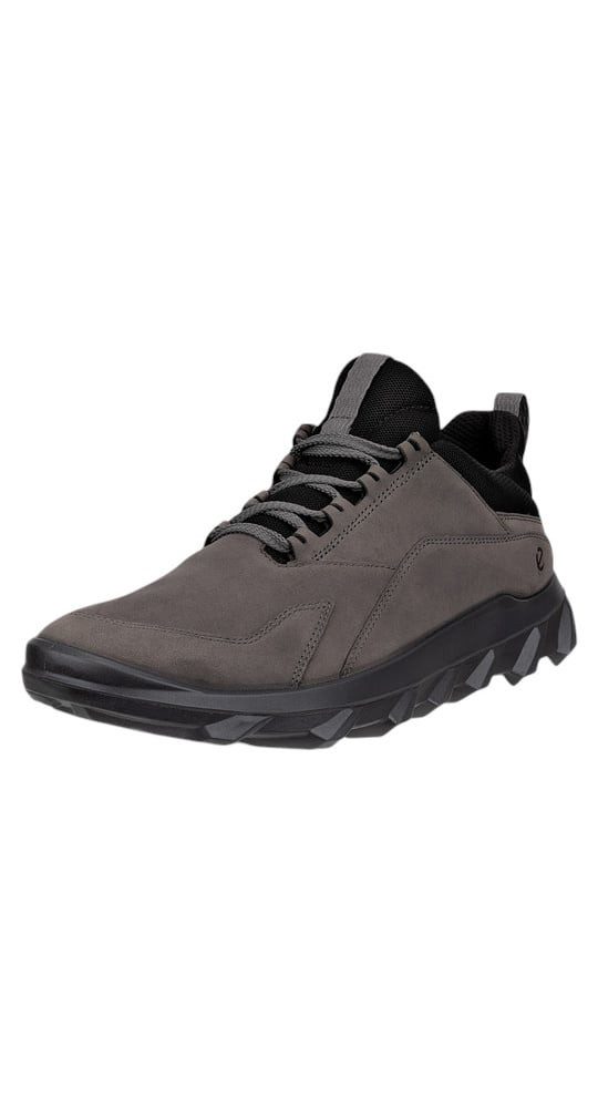 Ecco Mx Low Lea (Nubukleder) grau Herren Sneaker