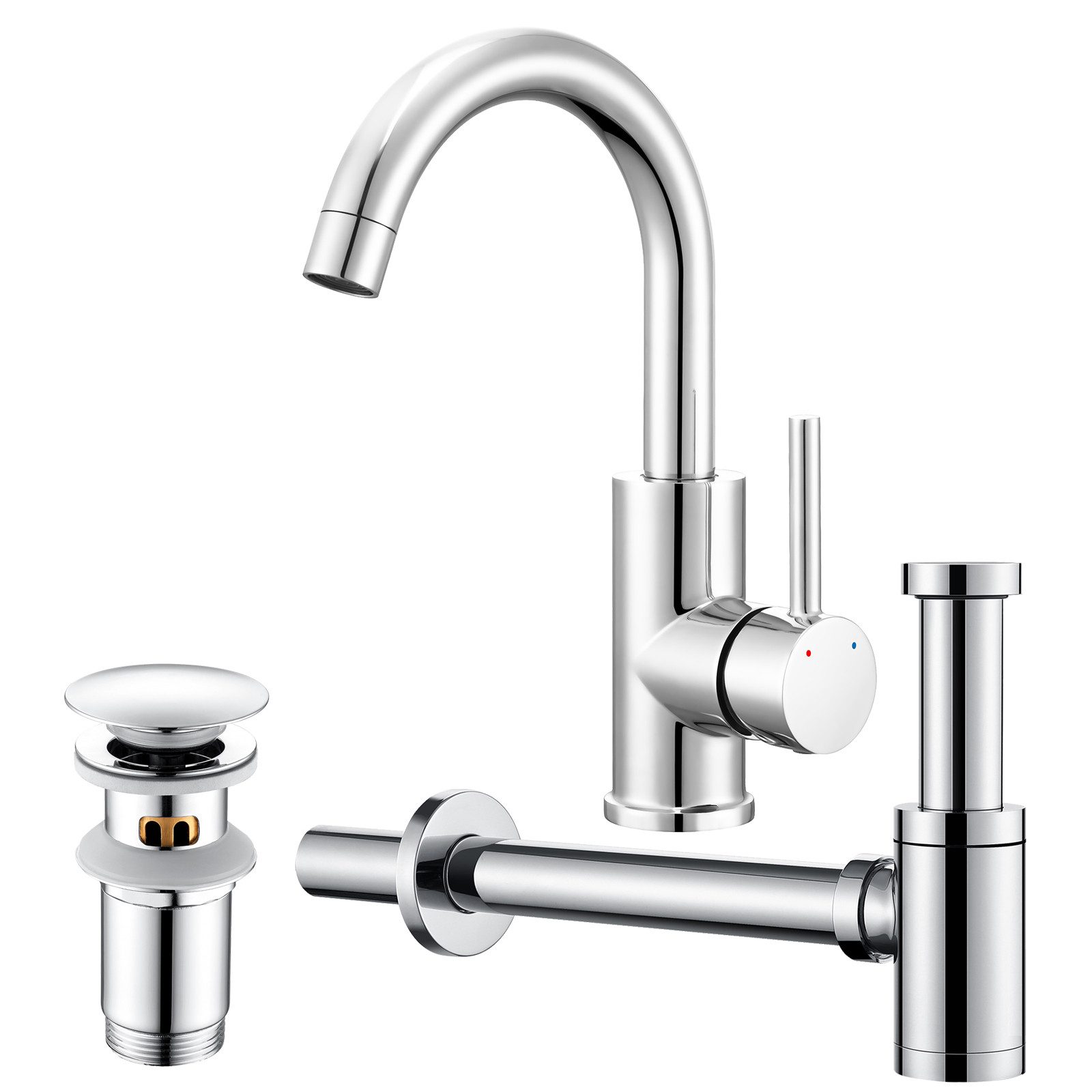 Auralum Max Waschtischarmatur 360° Drehbar Waschbecken günstig online kaufen