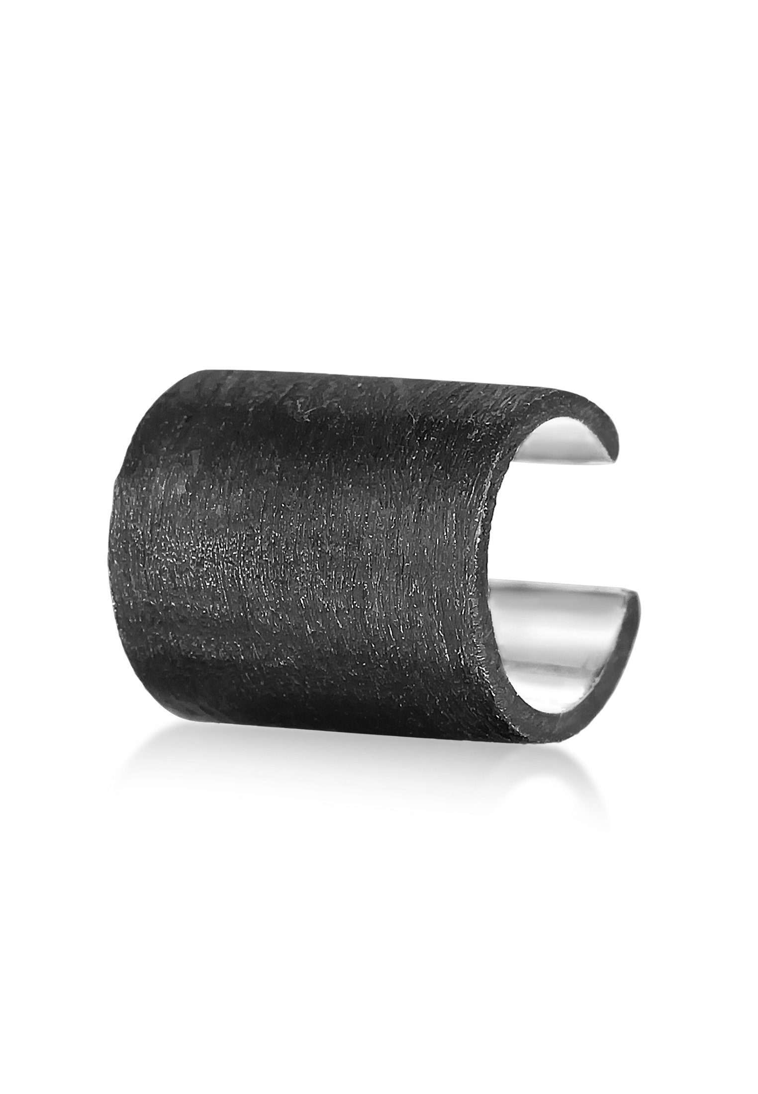 Kuzzoi Ohrklemme Earcuff Breit Single 925 Sterling Silber