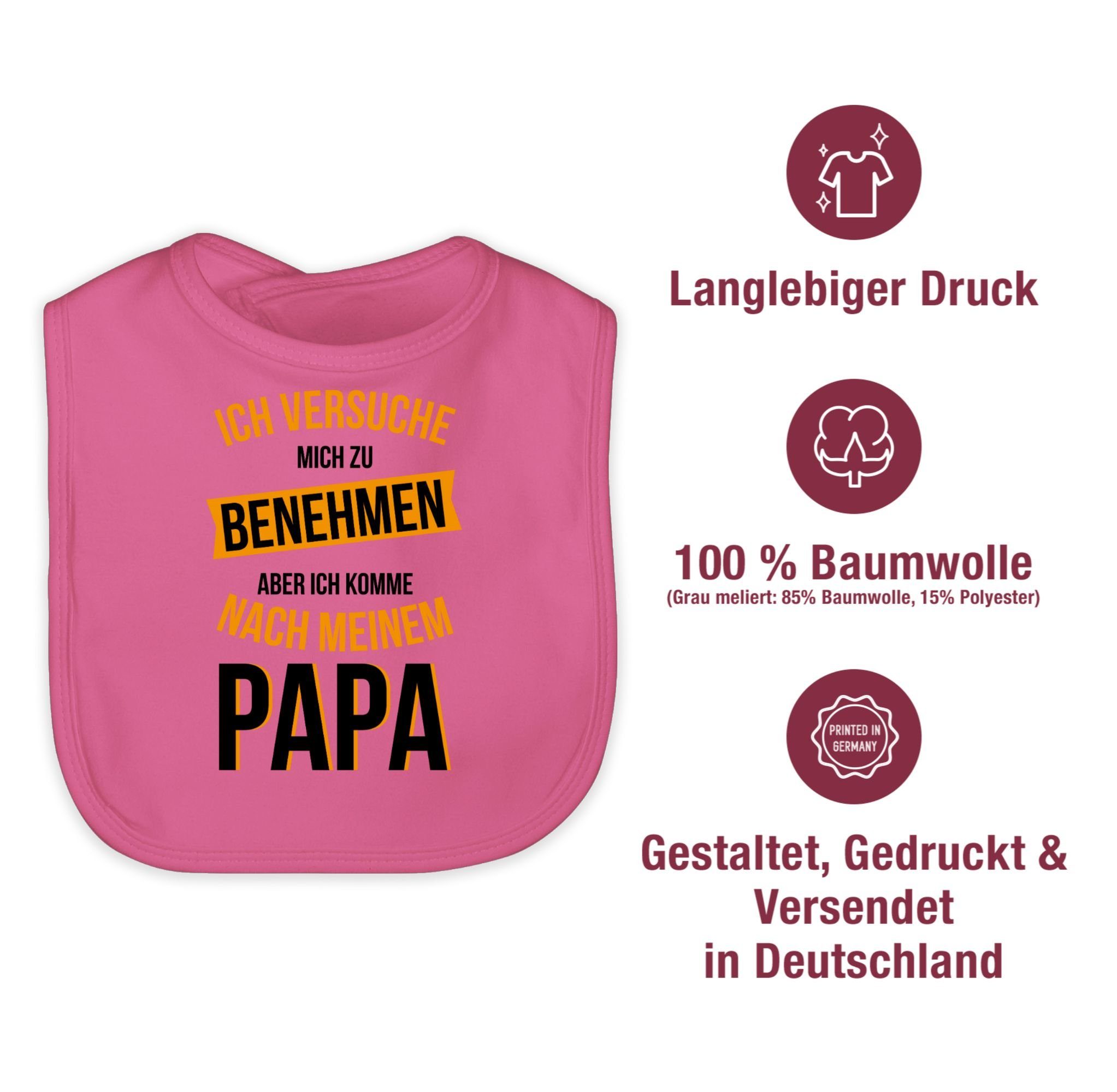 schwar, ich Papa Sprüche zu Baby Shirtracer aber - mich nach benehmen Ich komme meinem Lätzchen versuche