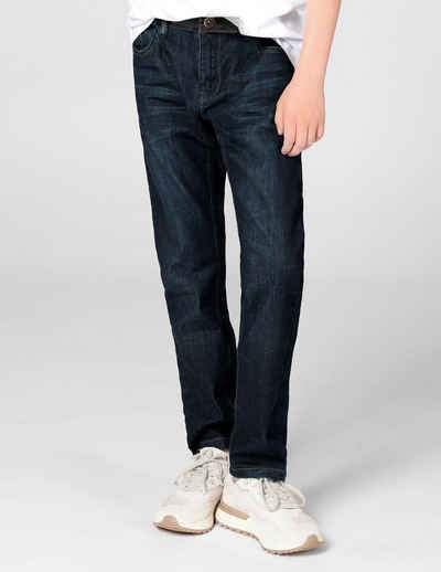 STACCATO Loose-fit-Jeans »Jungen Jeans Kinder - Big Fit - Blue Denim« weitenverstellbarer Innenbund, gerade zulaufendes Hosenbein