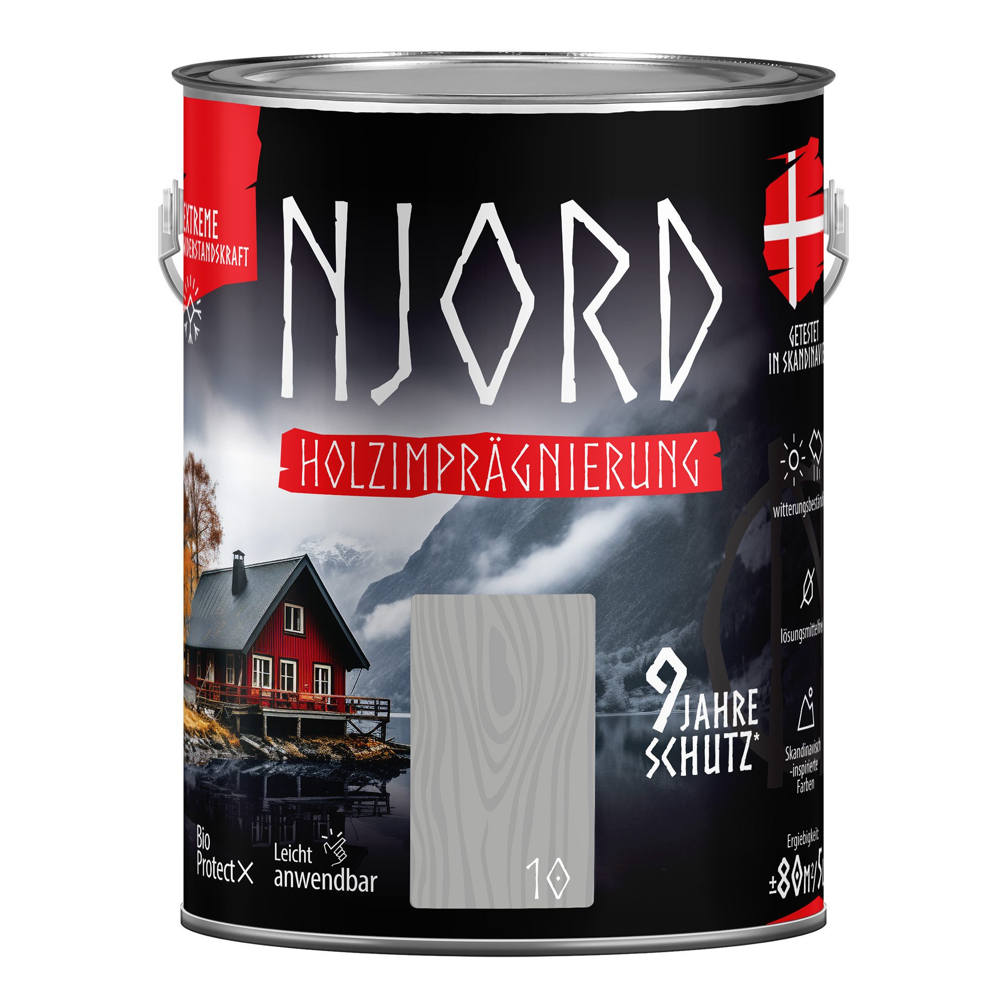 NJORD Holzgrundierung NJORD Holzimpragnierung (10) Felsige Küste - 5L