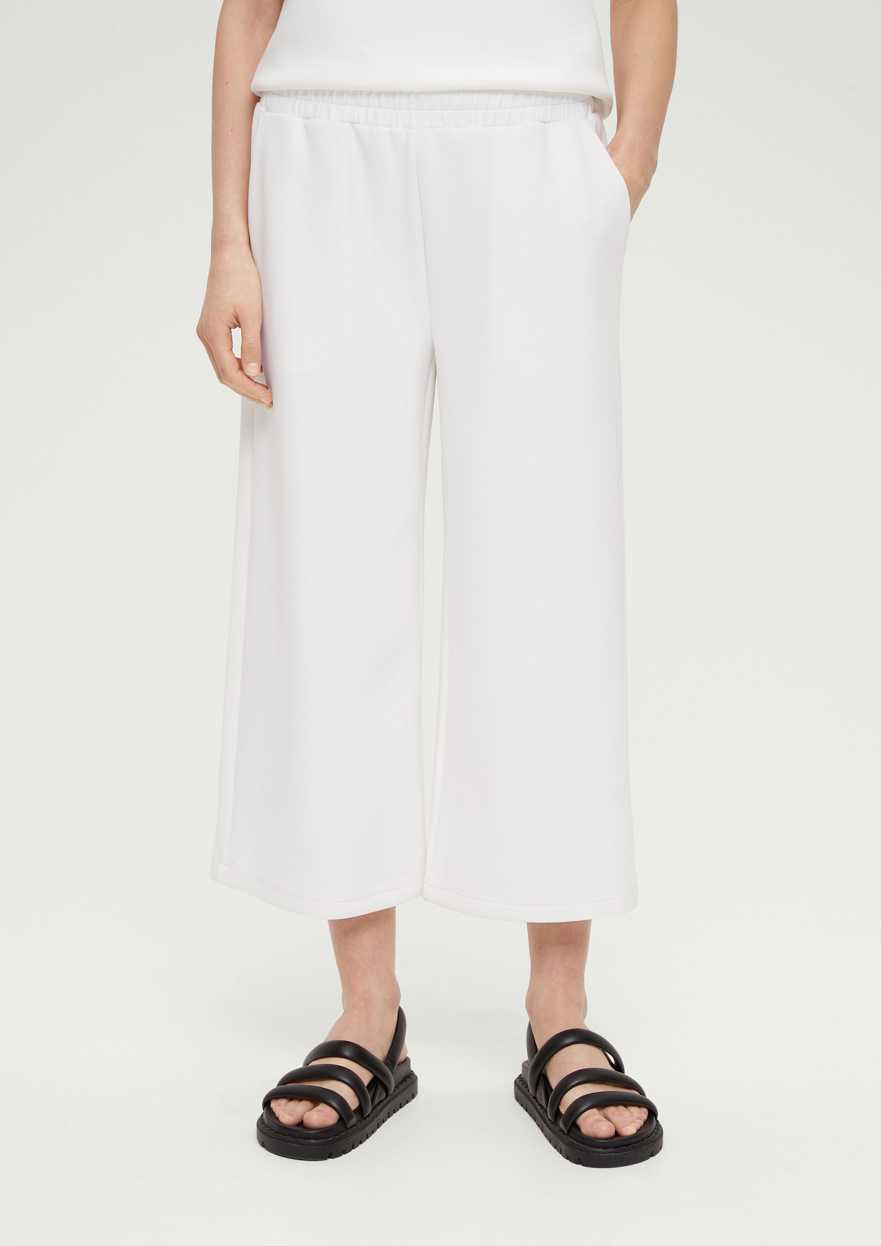 s.Oliver 7/8-Hose Culotte aus ecru Modalmix