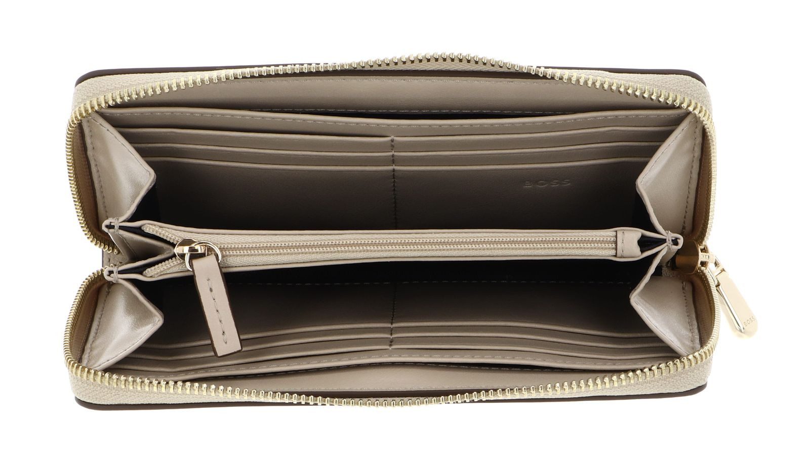 BOSS Geldbörse Ziparound Wallet, aus echtem Leder