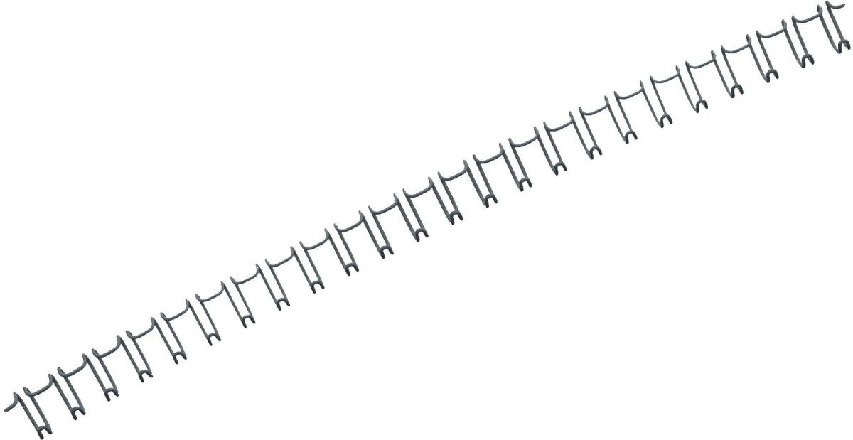 GBC Thermo-Bindemappe Drahtbinderücken WireBind A5 Nr. 4 6,3mm VE=250 Stück weiß, (