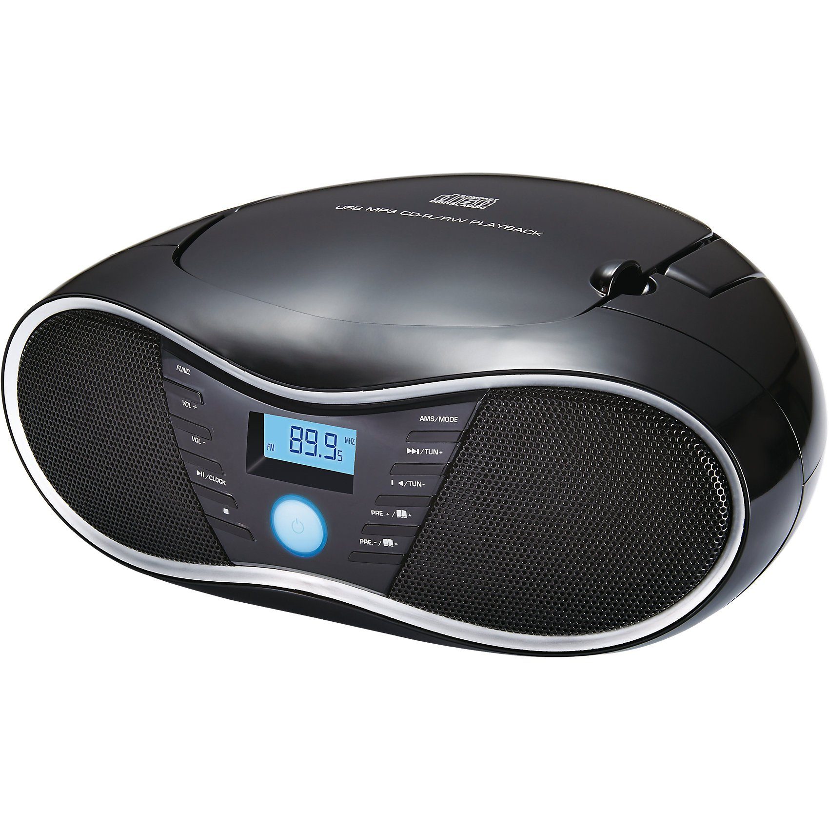 BigBen CDPlayer mit USB + Radio CD58, schwarz OTTO