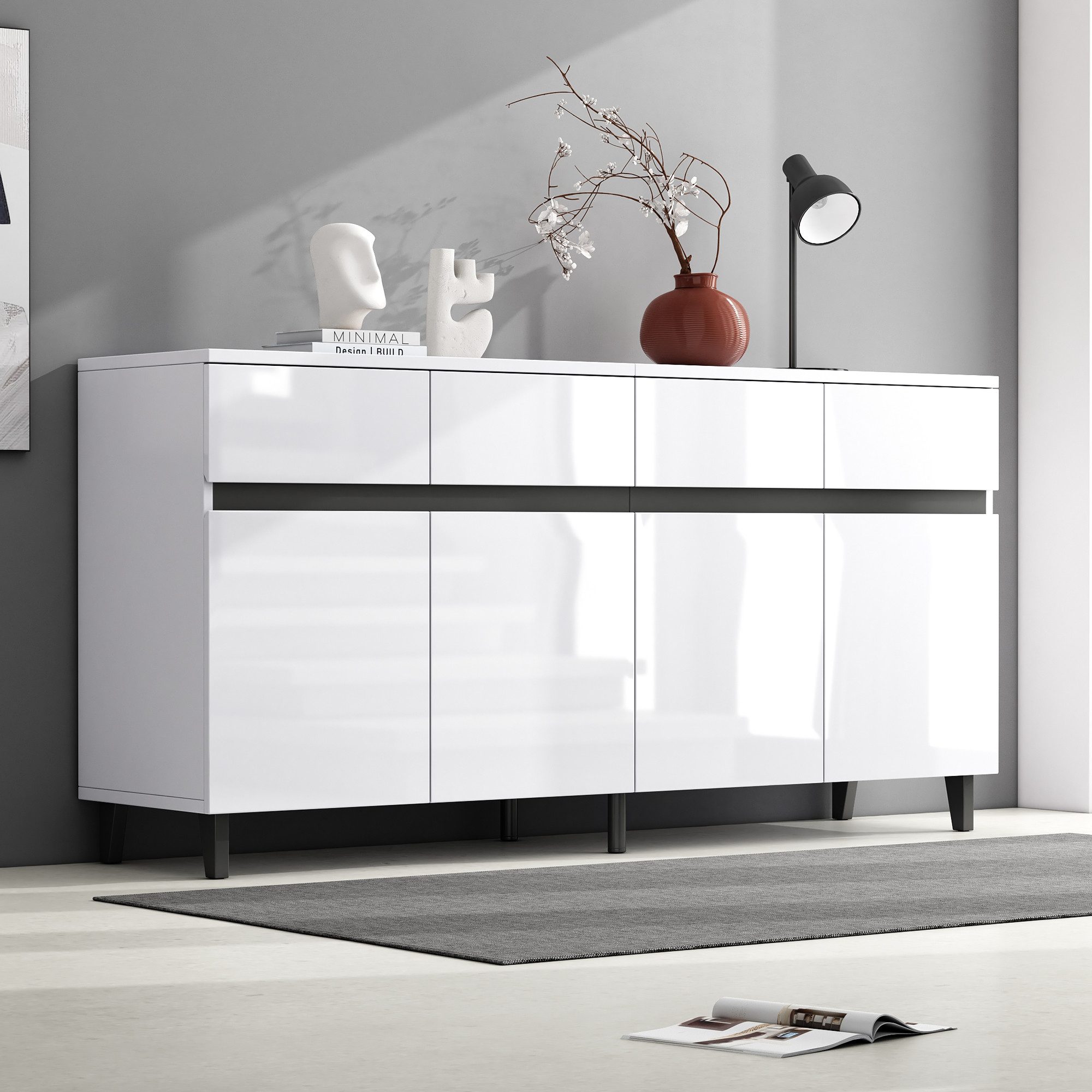 HAUSS SPOLE Sideboard Hochglanz Kommode mit günstig online kaufen
