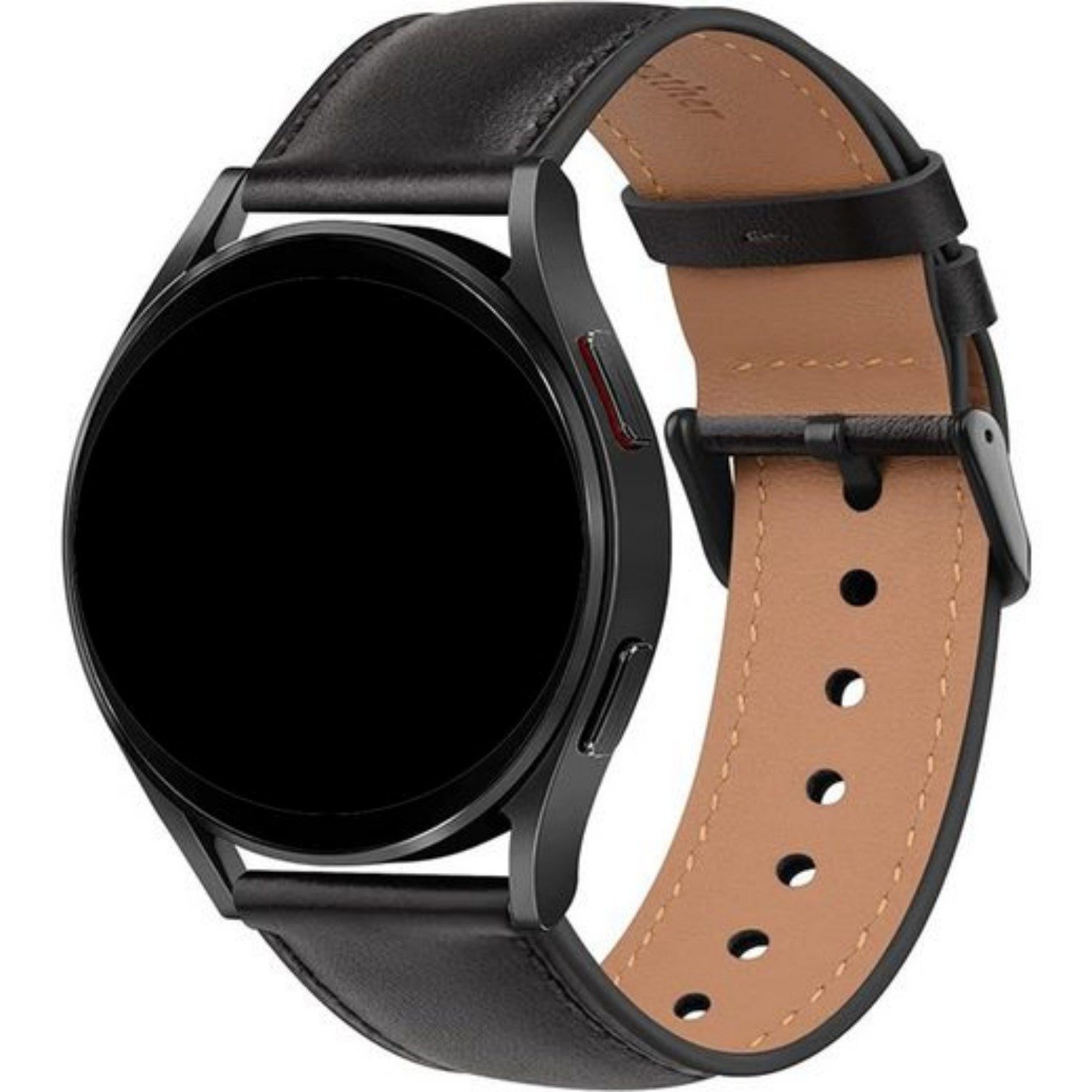 ibettertec Smartwatch-Armband Leder Uhrenarmband 22mm für günstig online kaufen
