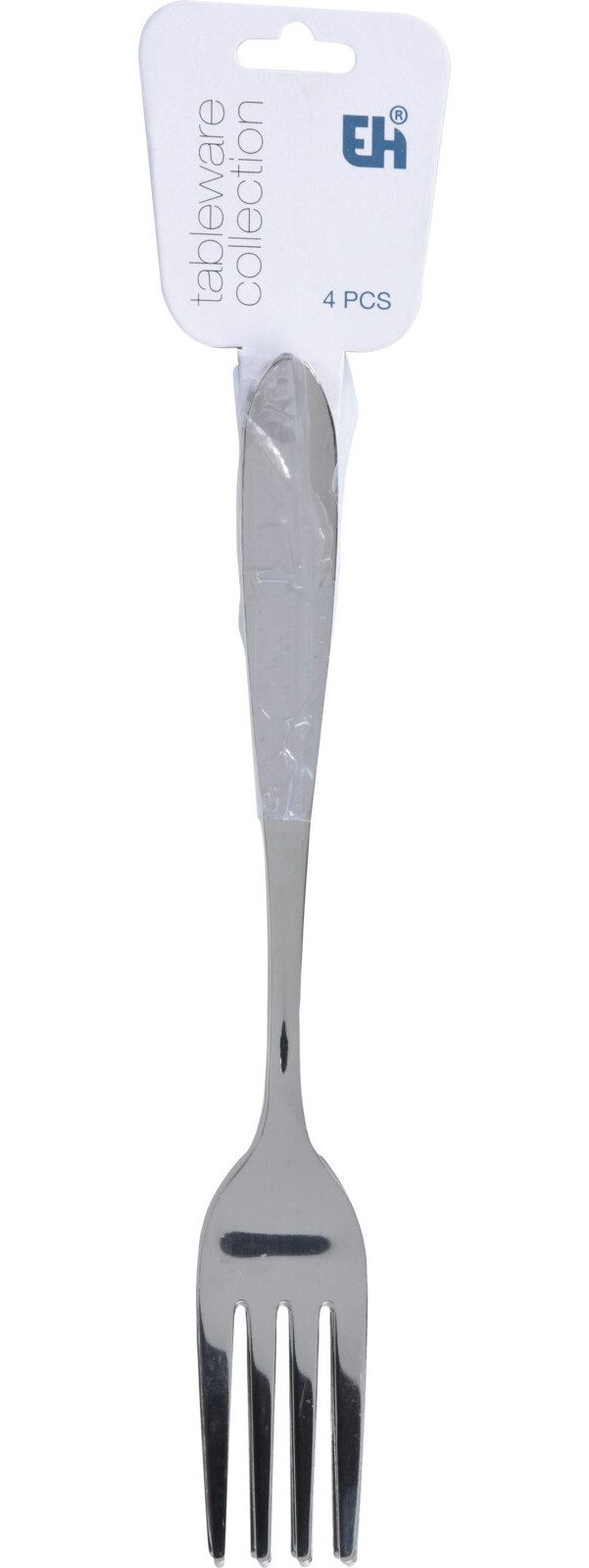 Koopman Tafelgabel Edelstahl 19,5cm Silber 8 er Set (8 Stück), 8 Stk, Spülmaschinengeeignet, Rostfrei, Klassisch