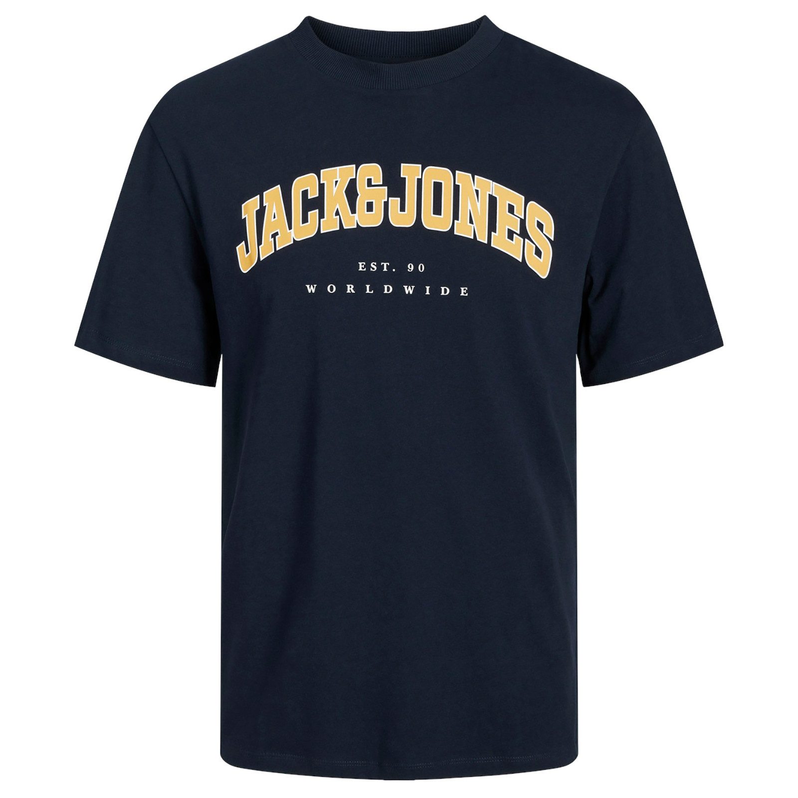 Jack & Jones Rundhalsshirt Jack&Jones Übergrößen T-Shirt navy JJECALEB VARS günstig online kaufen