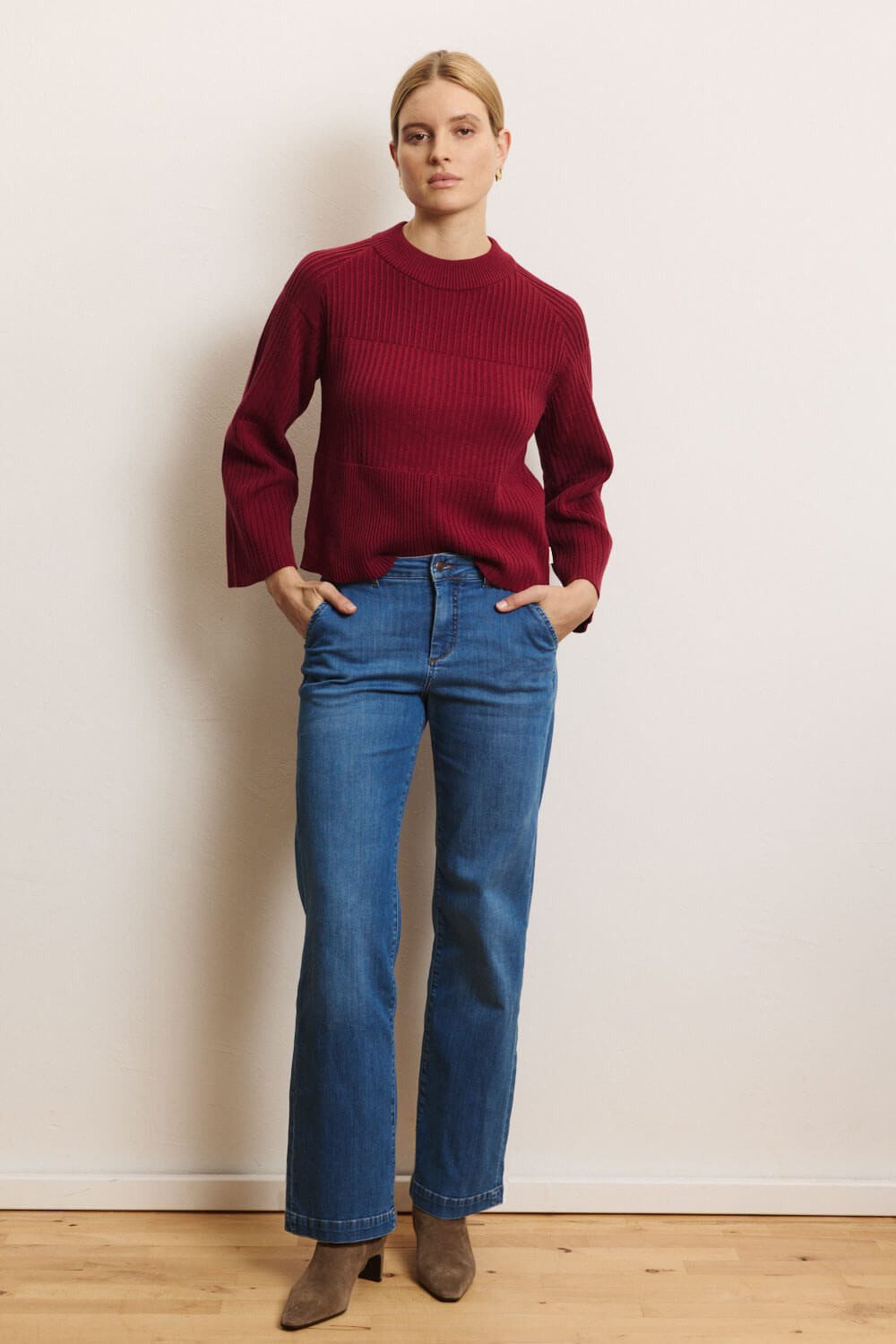 Tranquillo Regular-fit-Jeans Jeans Doraa aus Bio-Baumwolle Mid Waist