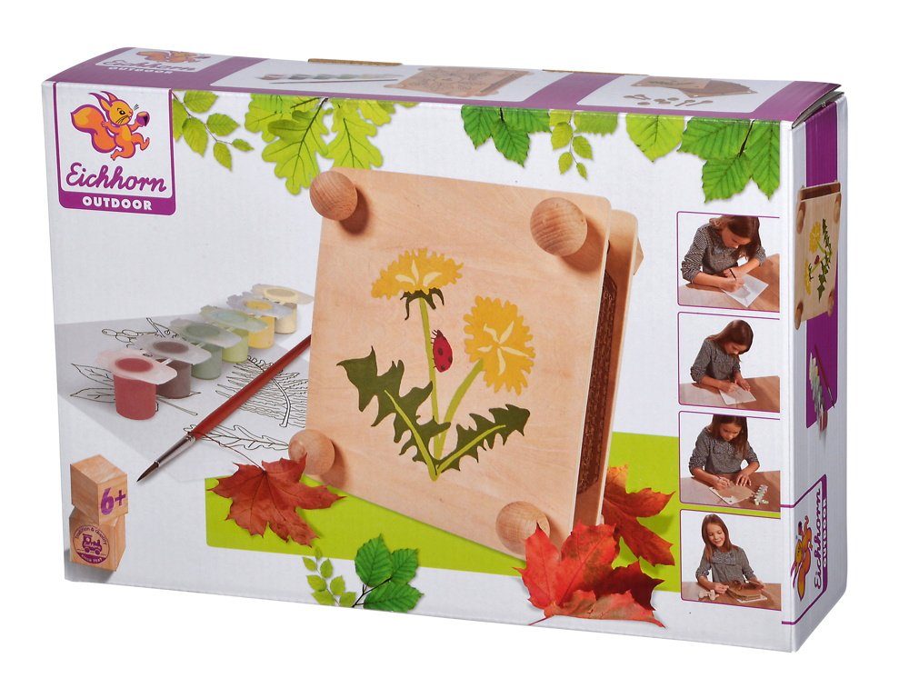 Eichhorn Kreativset Eichhorn Outdoor Spielzeug Garten Blätterpresse zum bemalen 100004587