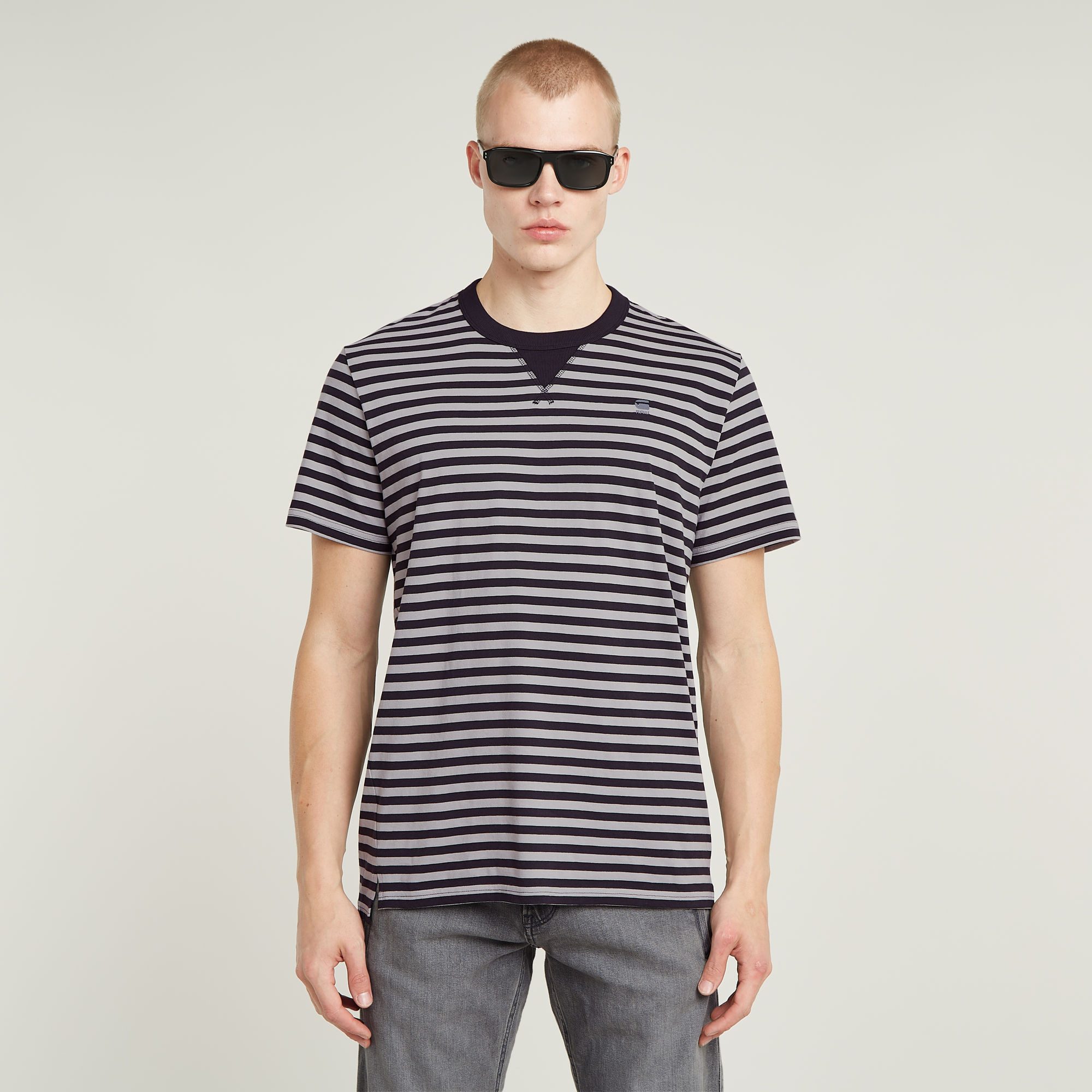 G-STAR T-Shirt Nifous Stripe mit geripptem günstig online kaufen