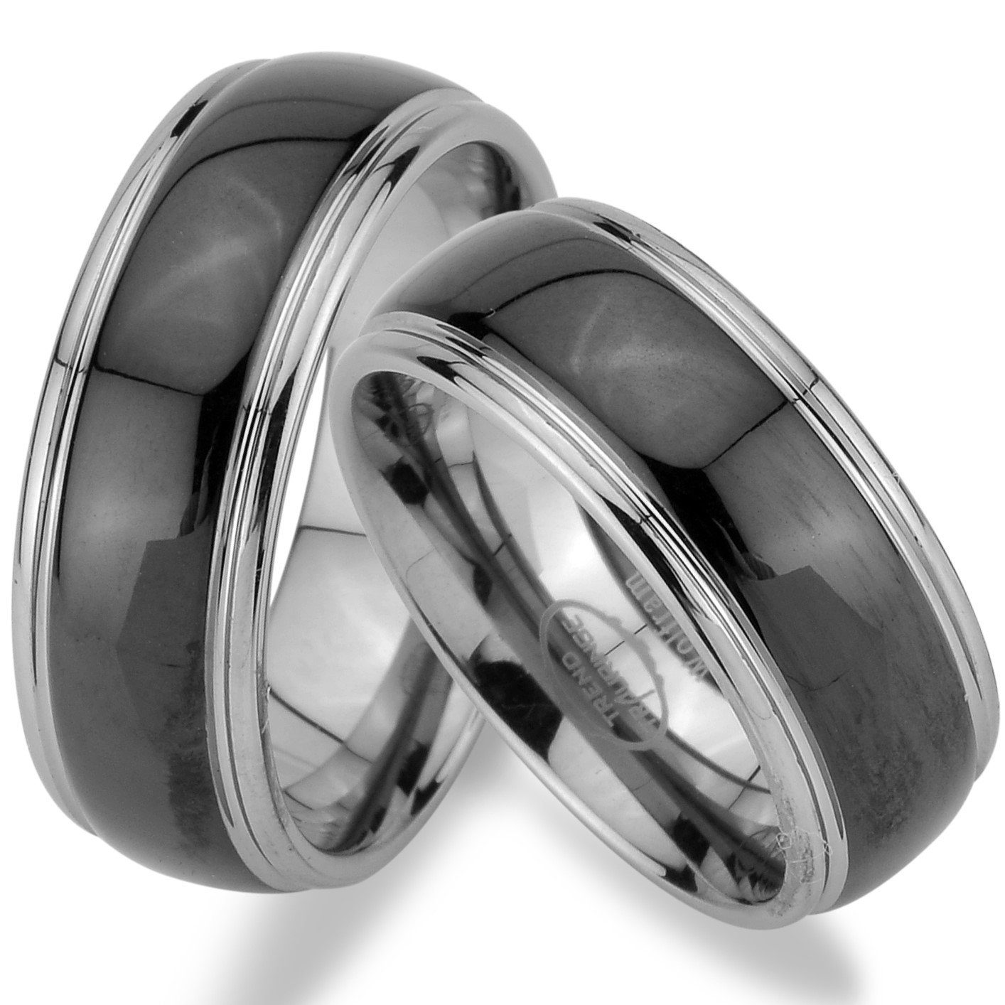 Trauringe123 Trauring WOLFRAM TRAURINGE, RINGE, Black Line, Hochzeitsringe Verlobungsringe Trauringe Eheringe Partnerringe JW34