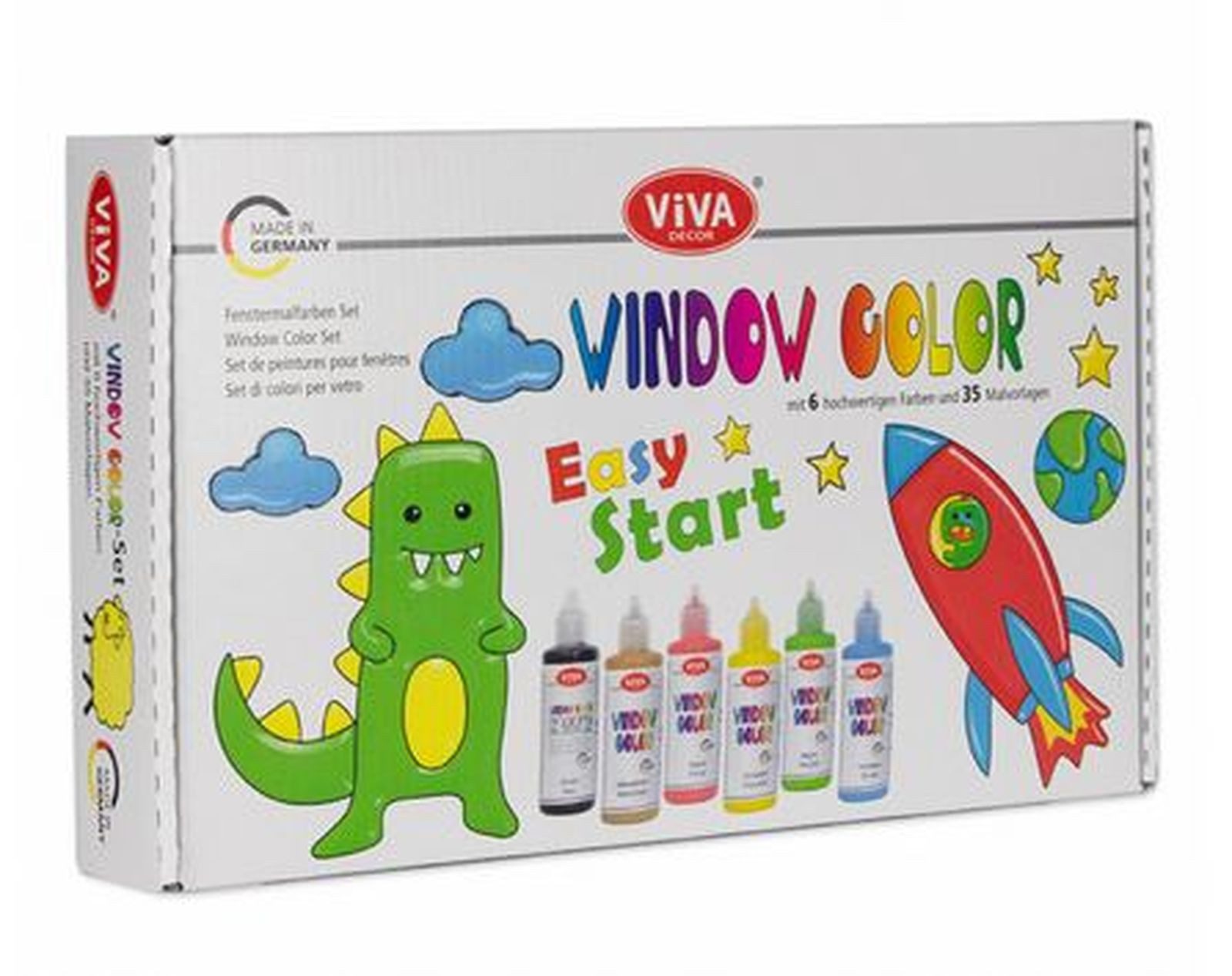 Viva Decor Kreativset Kids Window Color Set - Let it snow
