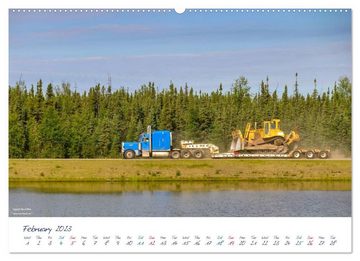 CALVENDO Wandkalender US Cars & Trucks in Alaska / UK-Version (Premium-Calendar 2023 DIN A2 Landscape)
