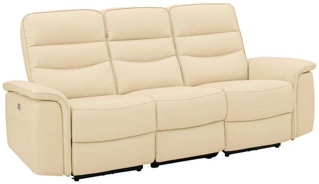DELAVITA 3 Sitzer »Maldini«, mit hohem Sitzkomfort, elektrischer Relaxfunktion und USB Anschluss, Breite 196 cm  - Onlineshop Otto