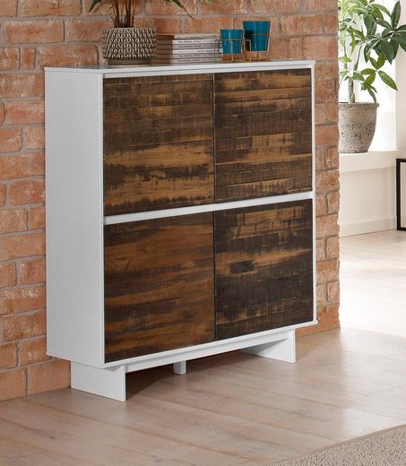 Home affaire Schrank »Morgan« aus massivem Kiefernholz ...