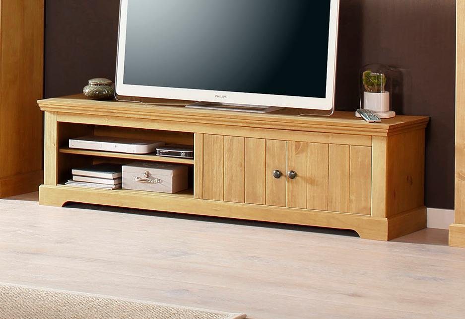 Home affaire Lowboard »Athen«, aus massivem Kiefernholz, mit schönen