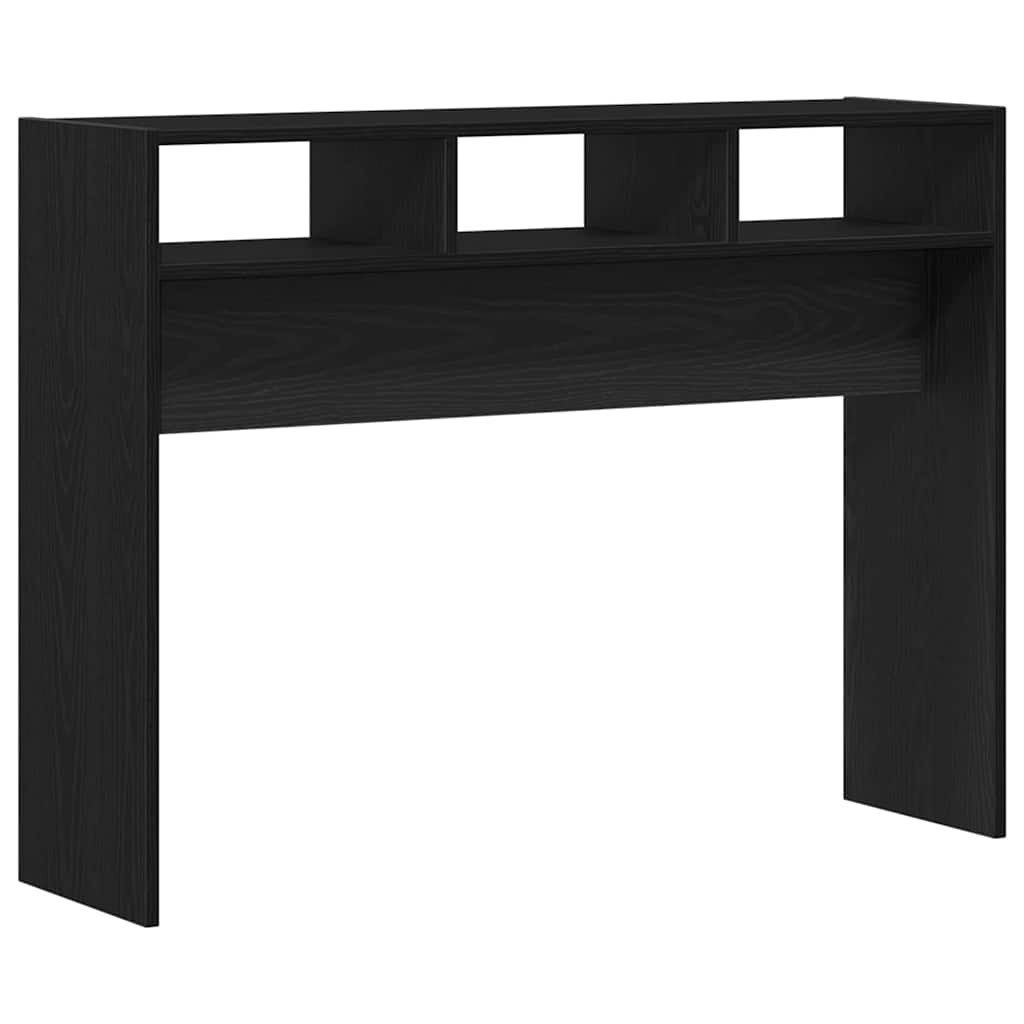 vidaXL Beistelltisch Konsolentisch Schwarz Eichen-Optik 105 x 30 x 80 cm (1-St)