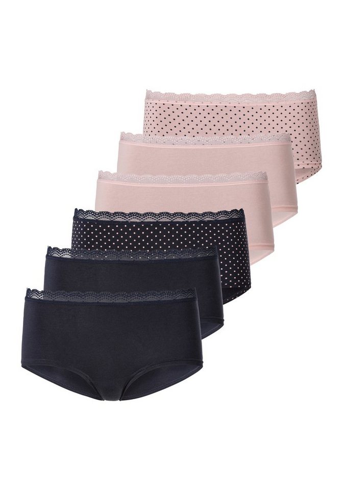 Vivance by Lascana Hüftpanty (Packung, 6-St) angenehm elastische Qualität