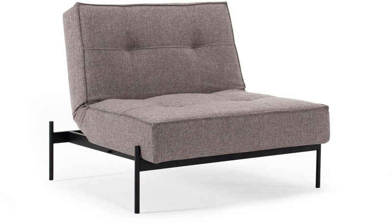 INNOVATION LIVING ™ Sessel »Splitback«, mit mattschwarzen Beinen, in skandinavischen Design