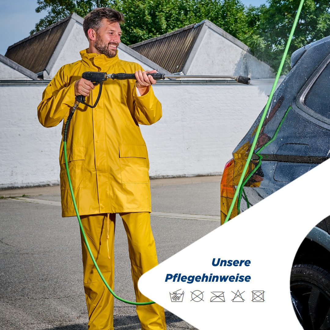 SCHEIBLER WORKWEAR Regenjacke PU wasserdicht und winddicht und strapazierfähig