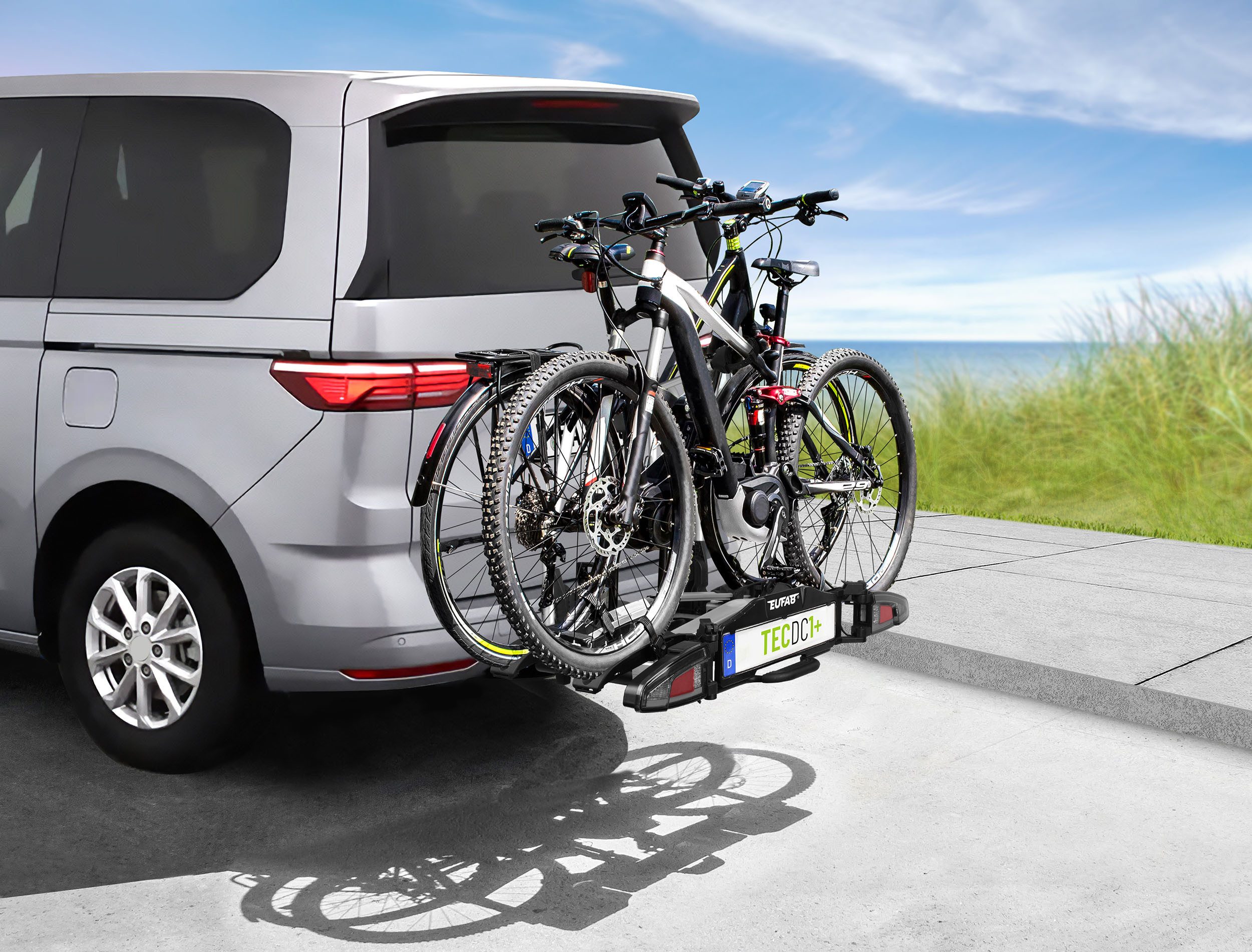 EUFAB Kupplungsfahrradträger EUFAB 11650 Fahrradträger TECDC1+, für max. 2 Räder