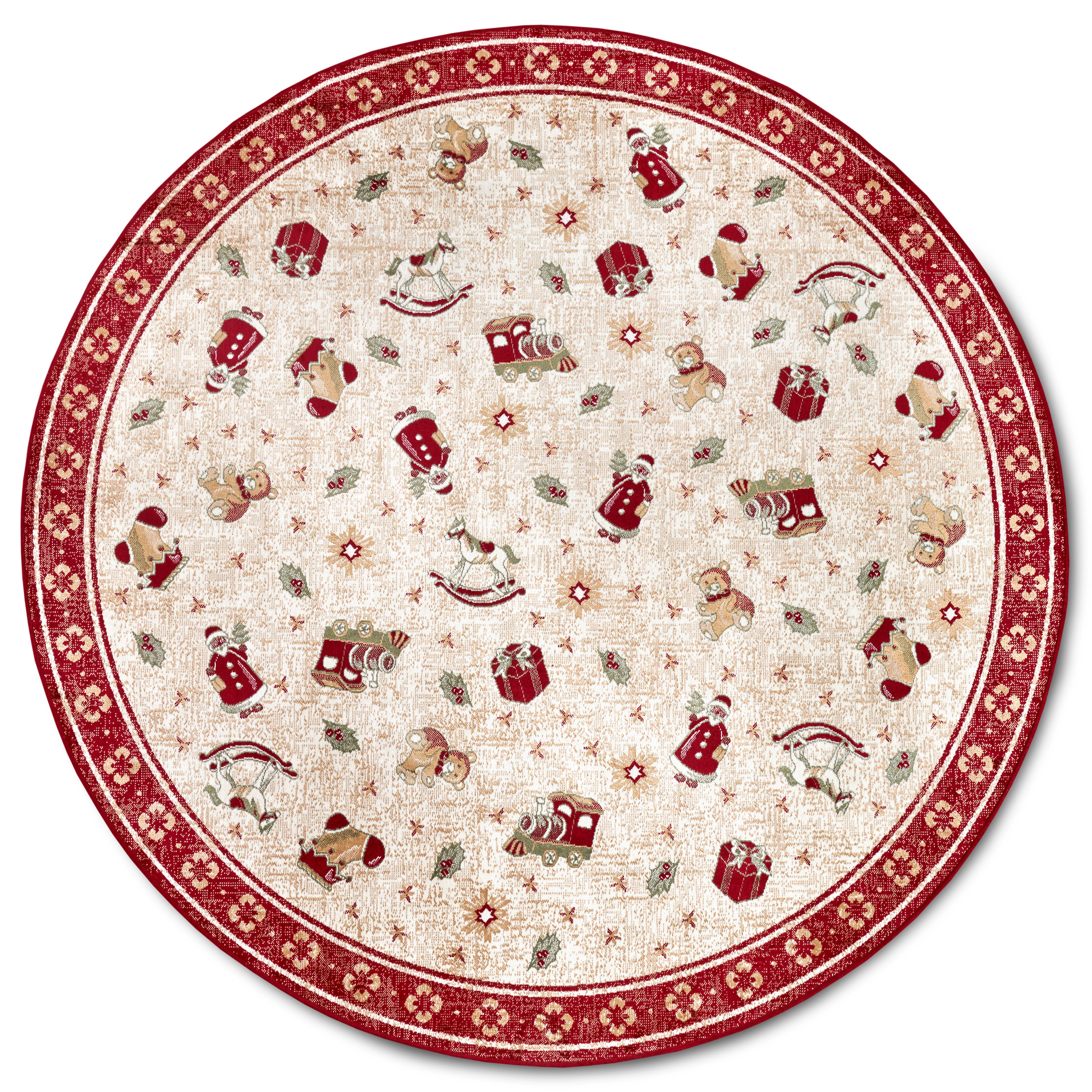 Villeroy & Boch Teppich Nostalgic Shine Toy's Delight, eckig, rund und Läufer, rechteckig, Höhe: 6 mm, Weihnachten, Wohnzimmer, Flur, Geschenk, Toys Delight, De – Bild 2 von 5