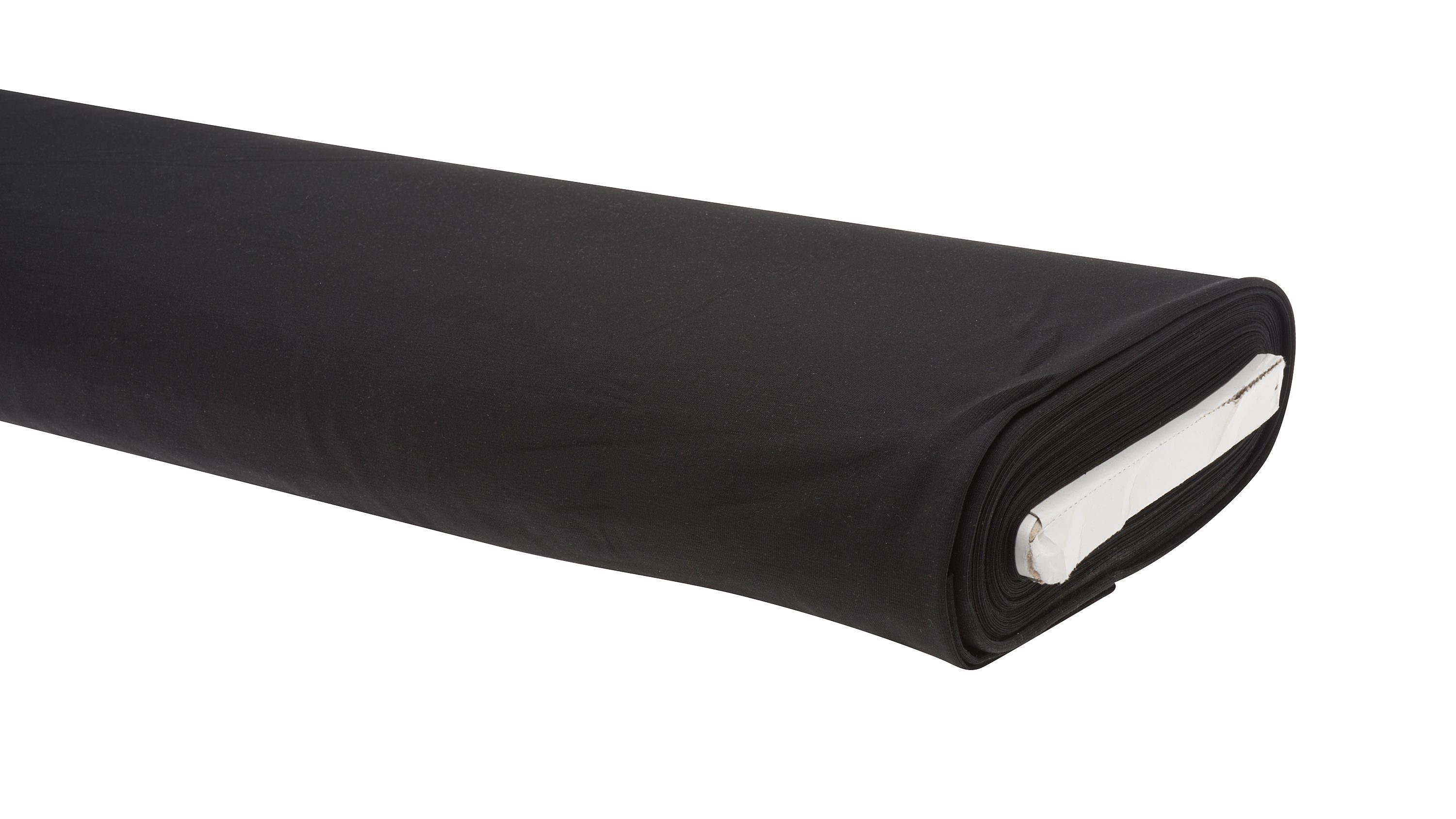 Jersey-Stoff Uni "Schwarz" 158 cm breit (Meterware) online ...