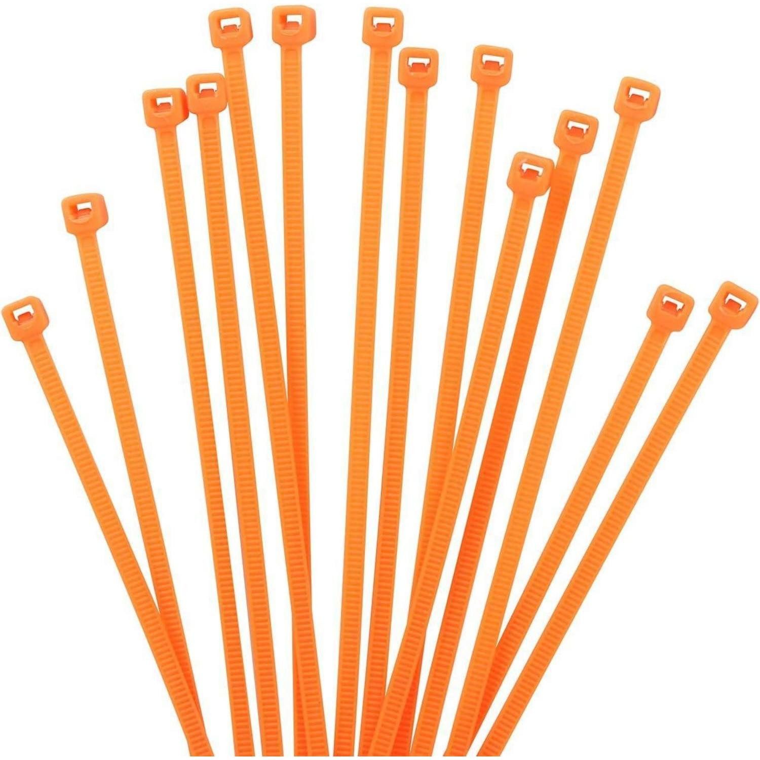LuxusKollektion Kabelbinder Kabelbinder 1000 Stück 100mm Orange UV 100 mm x 2.5 mm Orange