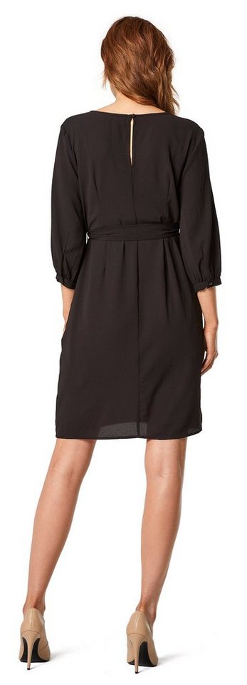 Queen Mum Kleid »Woven« in schwarz