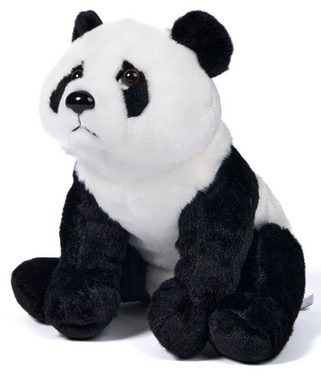 Uni-Toys Kuscheltier Pandabär, sitzend - 24 cm (Höhe) - Plüsch-Panda - Plüschtier, zu 100 % recyceltes Füllmaterial
