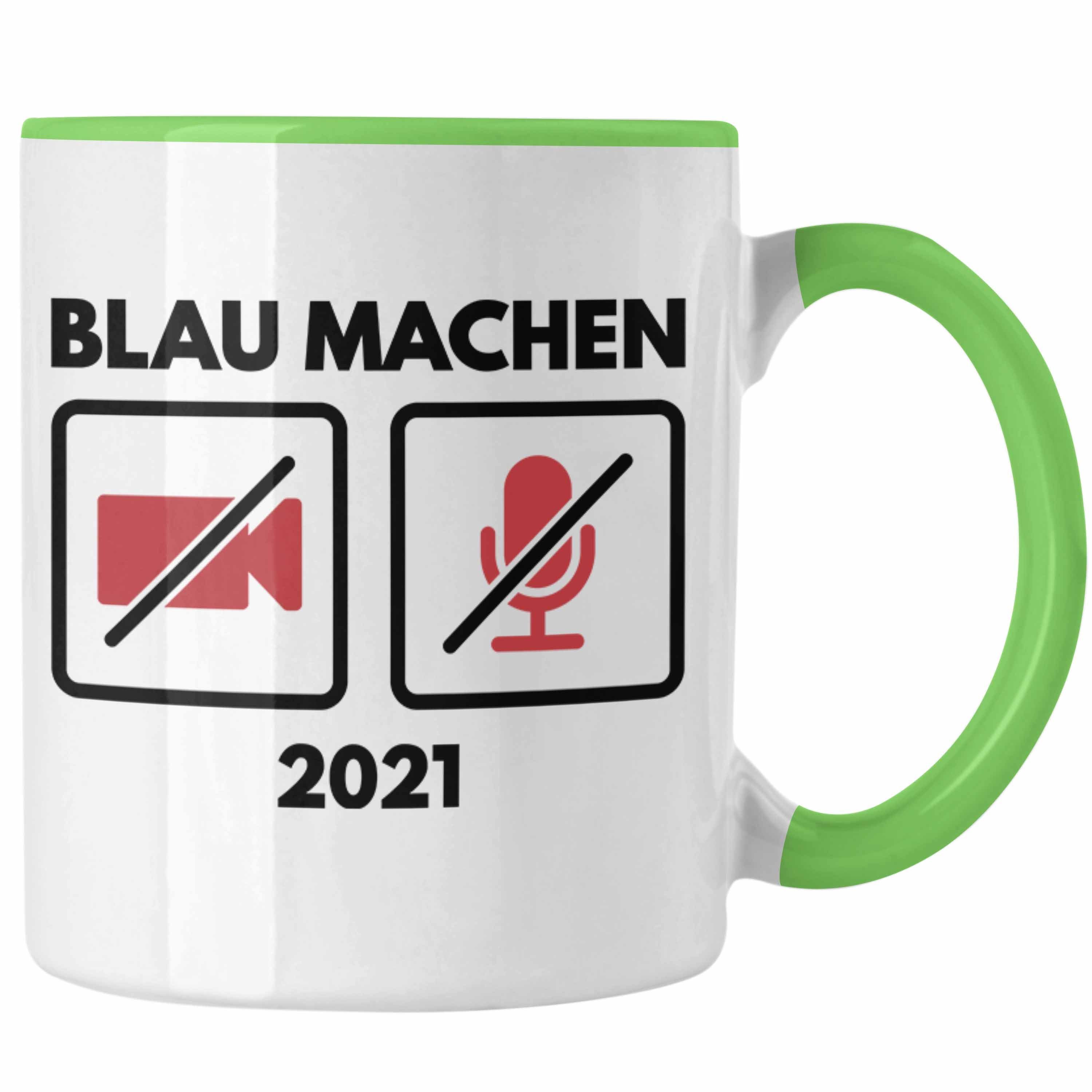 Office Grün Lehrerin Homeoffice Lustige Kaffeetasse Gadgets Trendation Tasse Home Tasse Spruch Machen - Trendation Witziger 2022 Blau