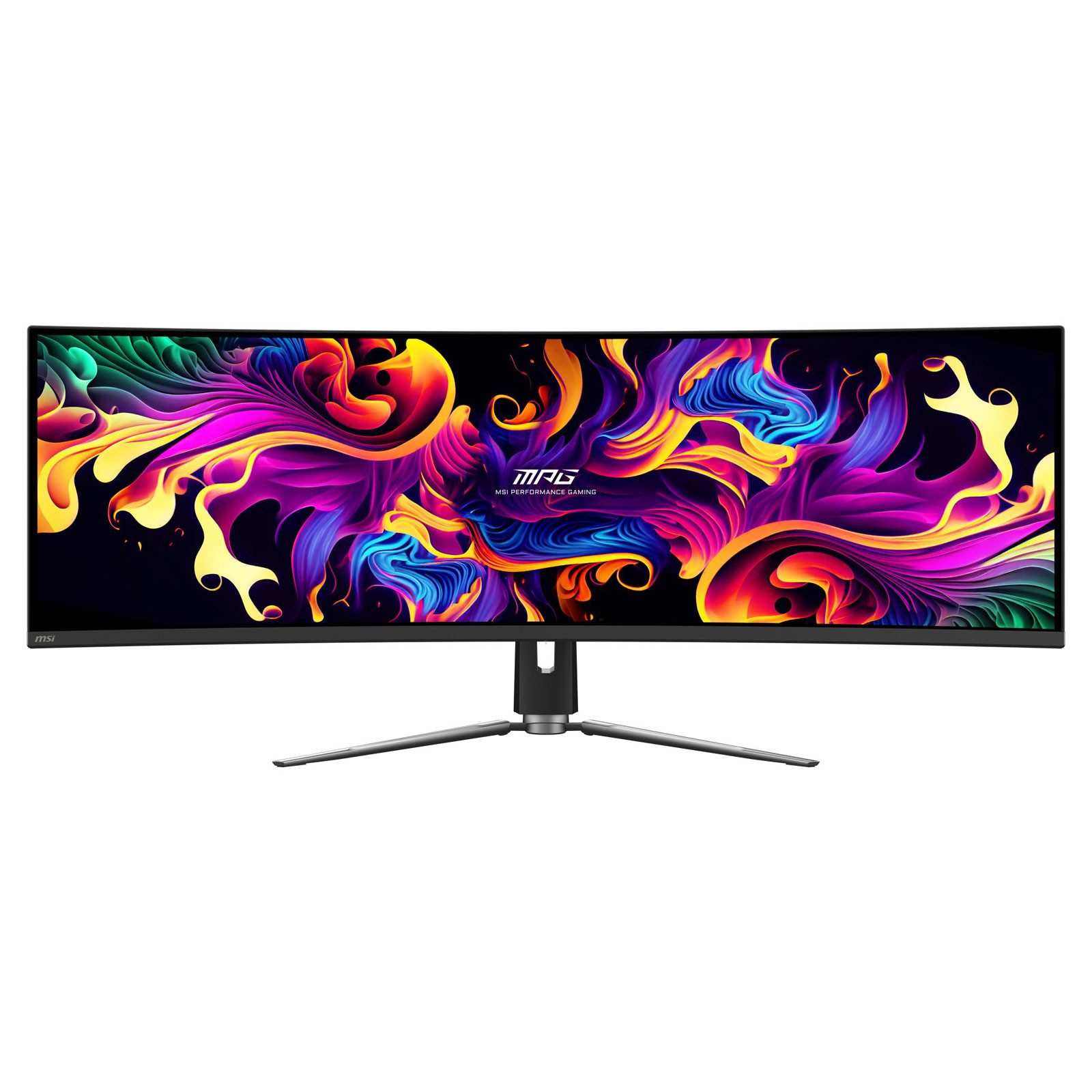MSI MPG 491CQP QD-OLED Curved-Gaming-OLED-Monitor (125 cm/49 ", 5120 x 1440 px, DQHD, 0,03 ms Reaktionszeit, 144 Hz, QD-OLED)