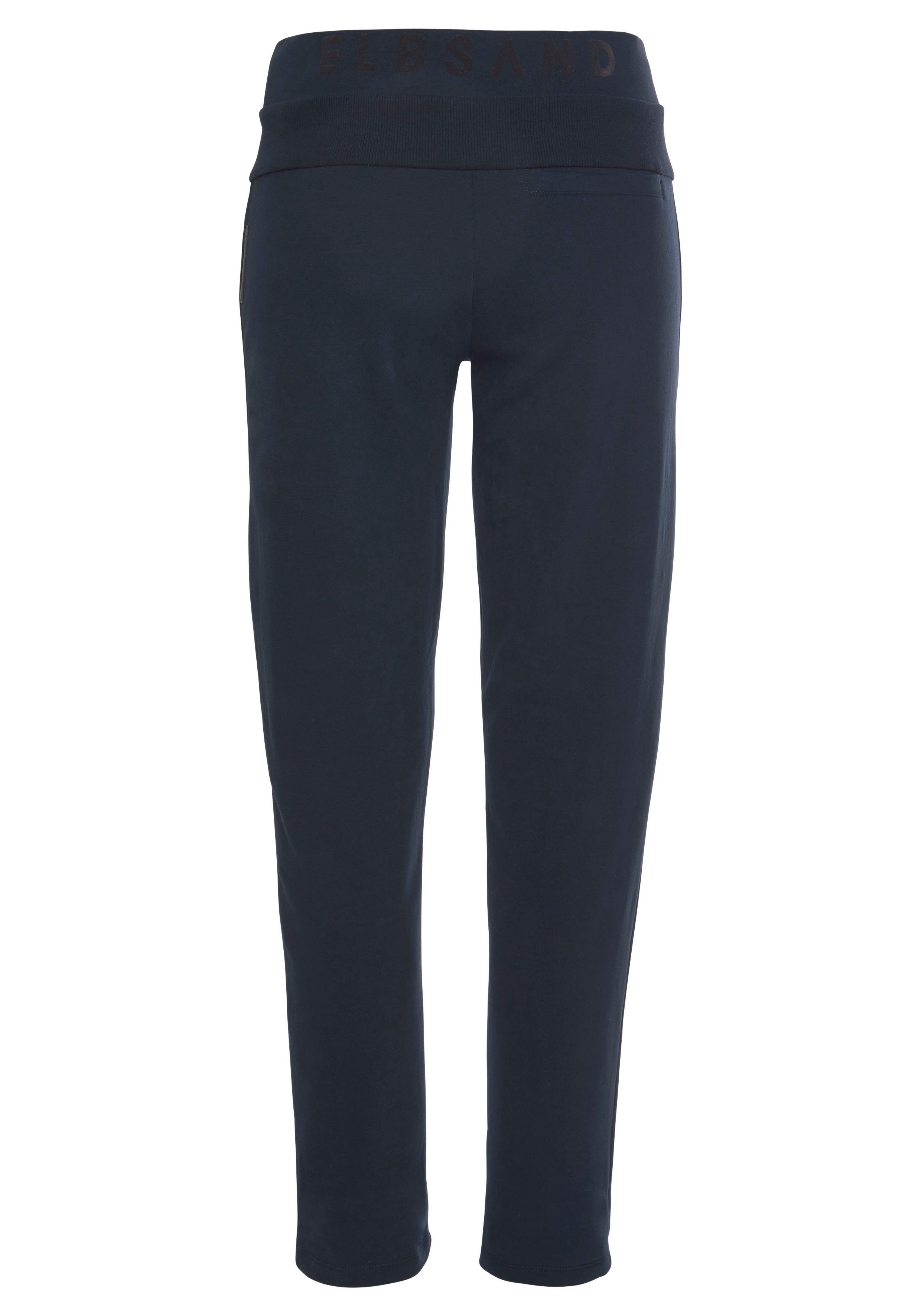 Elbsand Sweathose Brinja mit Logoprint am Bund und Taschen, Jogginghose, Relaxhose – Bild 4 von 5