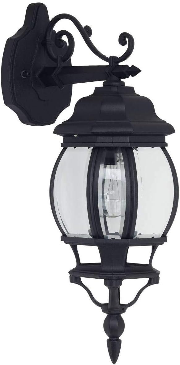 Istria, A60, Außenwandleuchte Lampe Istria schwarz geei E27, hängend LED 60W, Brilliant Außen-Wandleuchte 1x